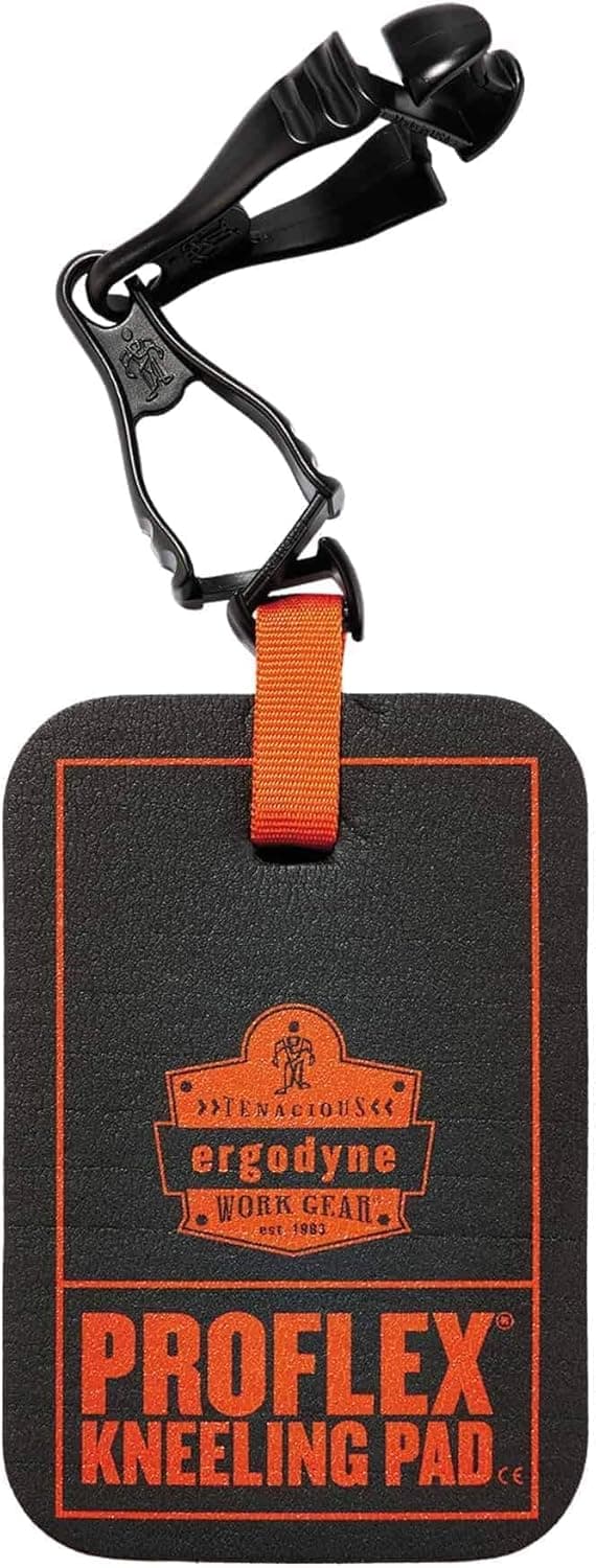 Ergodyne ProFlex 365 Mini Kneeling Pad with Glove Grabber, 4" x 6" x 1, Black