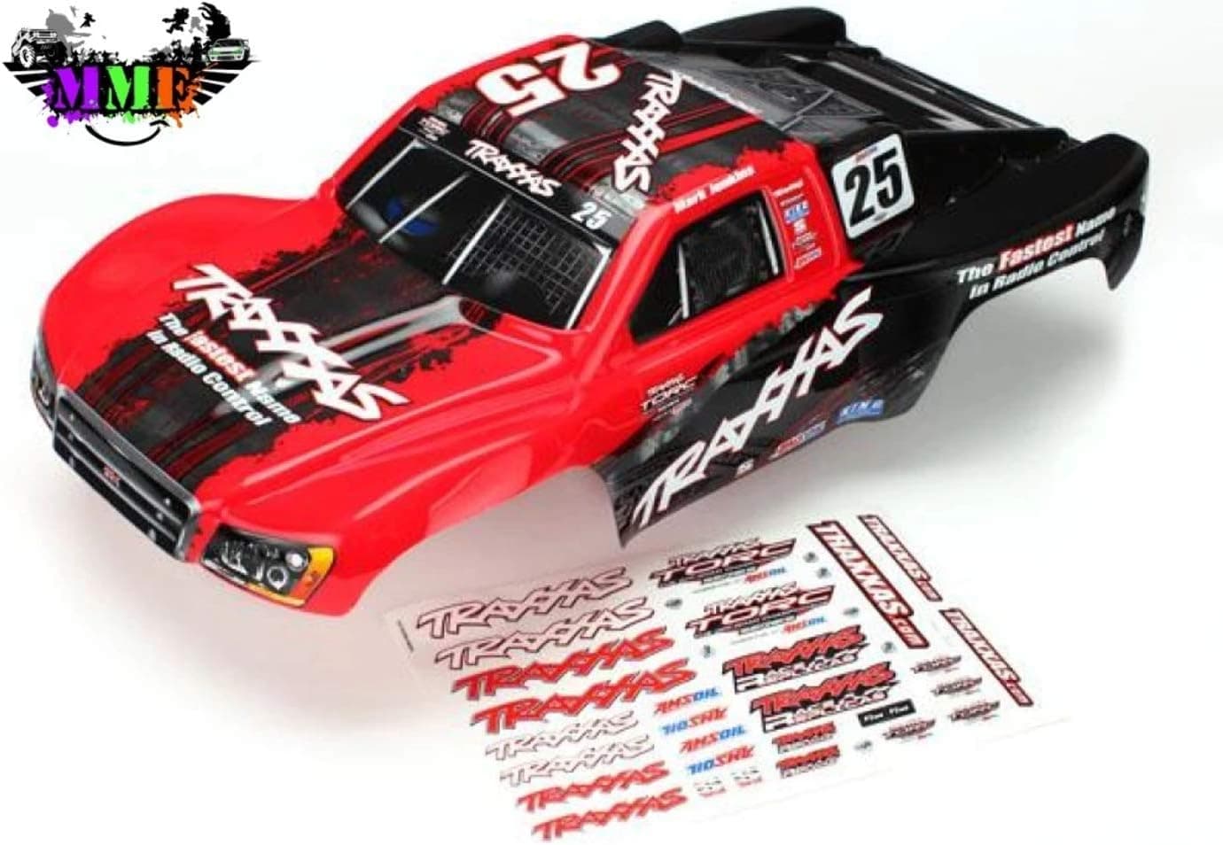 Traxxas 6825X Body Slash 4x4 Mark Jenkins #25 (pntd/decals), 6825X