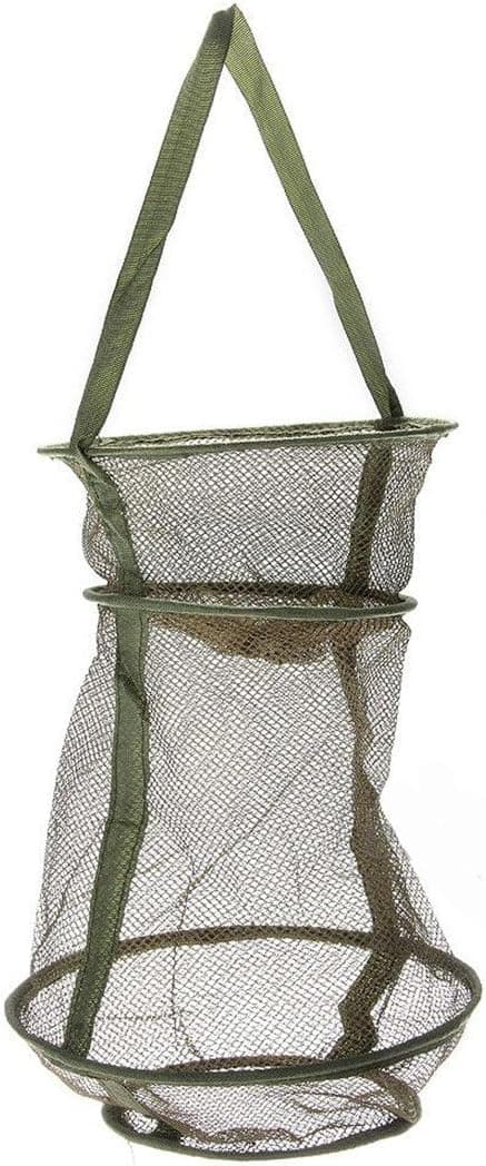joyliveCY CY-Buity Green New Practical Durable Nylon Floating Fish Basket Mesh Net Collapsible Fresh Water