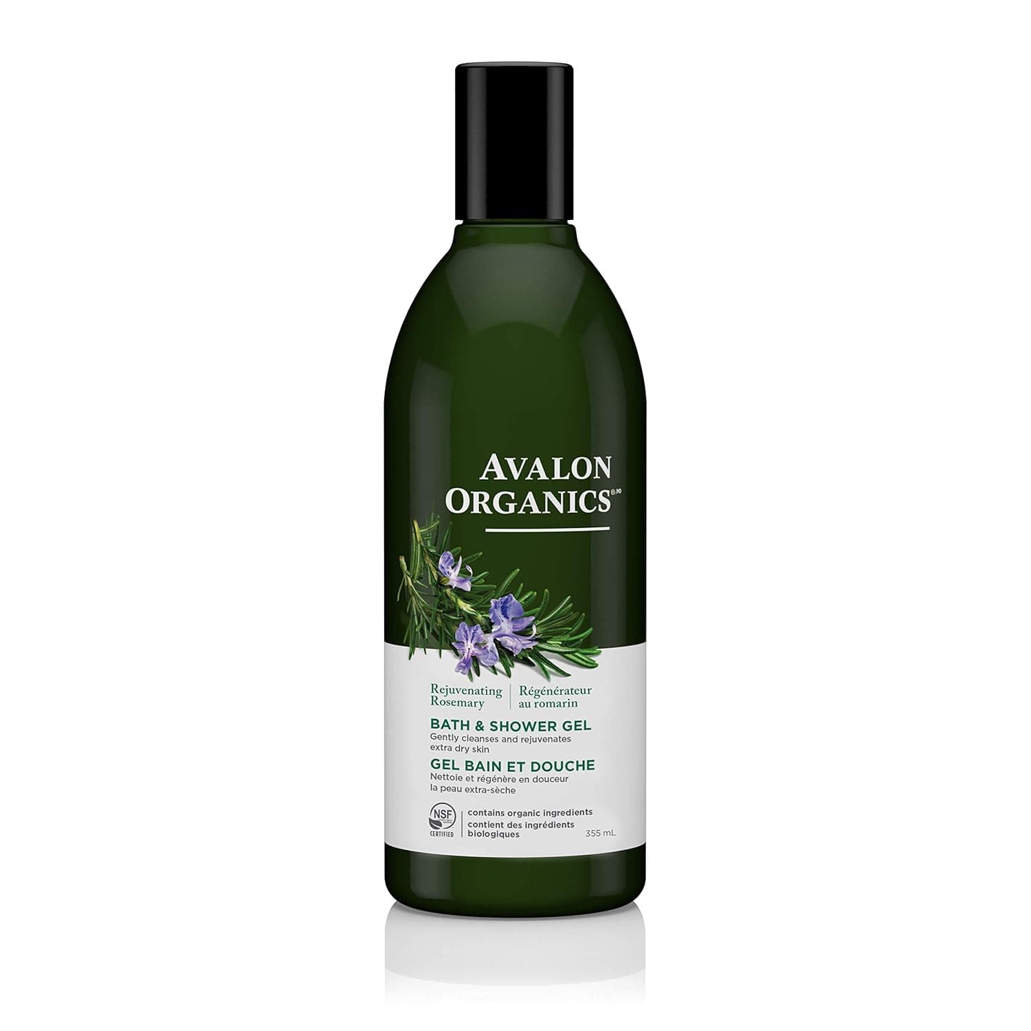 Avalon Organics Revitalizing Peppermint Bath & Shower Gel, 12 oz.