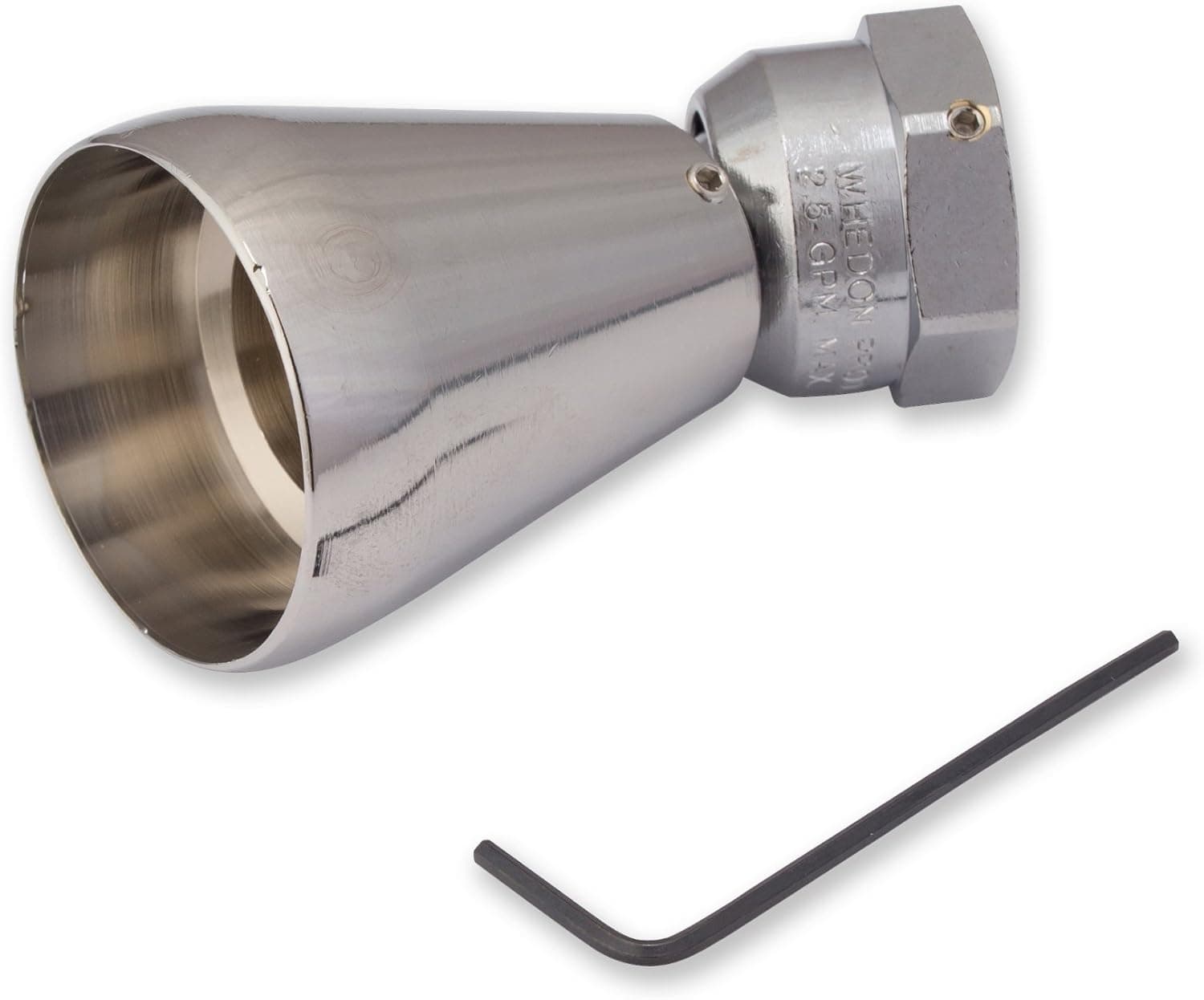 Whedon Products DS1VP Vandal Proof showerhead, Chrome