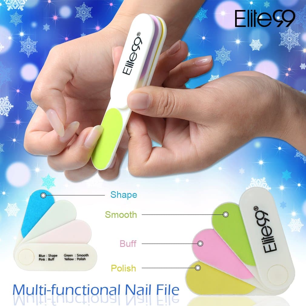 Elite99 Multi-functional Polisher Nail Sanding File Buffer Buffing Manicure Tool
