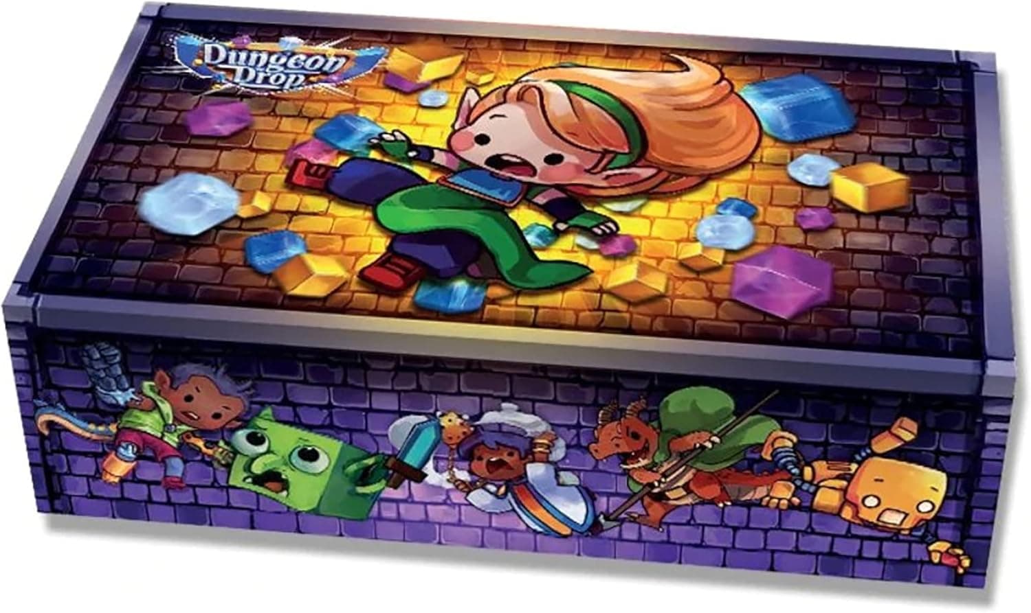 Dungeon Drop: Treasure Trunk Bundle - Storage Box & Multiple Game Bundle Includes: Dropped Too Deep, Wizards & Spells, Tavern Tales, Limited Promo Pack, Trials & Tools Mini-Expansion
