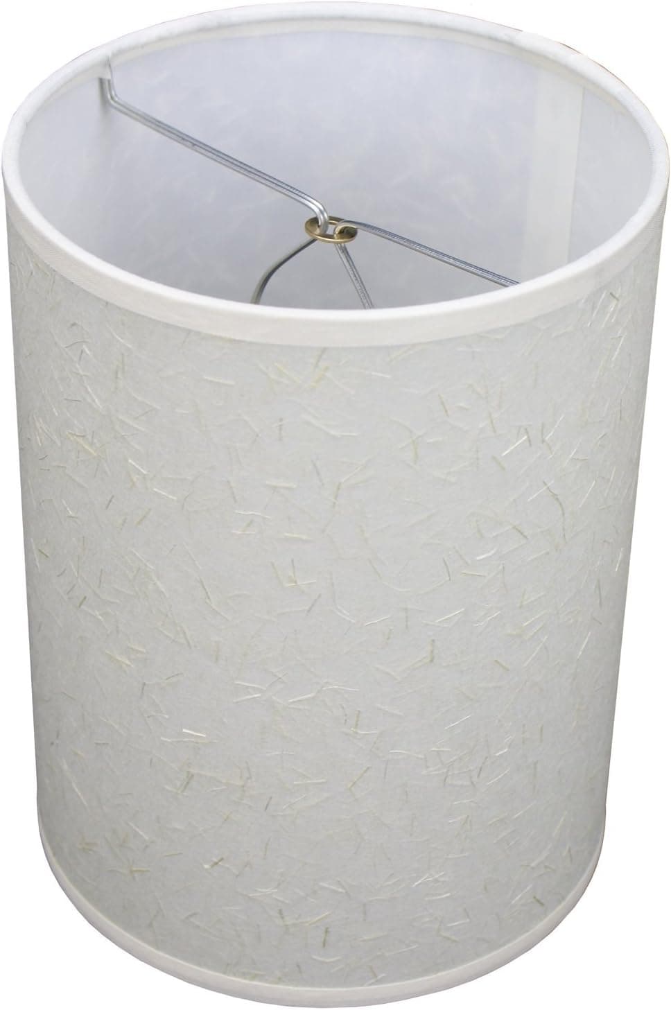 FenchelShades.com Lampshade 6" Top Diameter x 6" Bottom Diameter x 8" Slant Height with Clip-On Attachment for Standard Edison-Style Lightbulb (Paper Kinwashi)