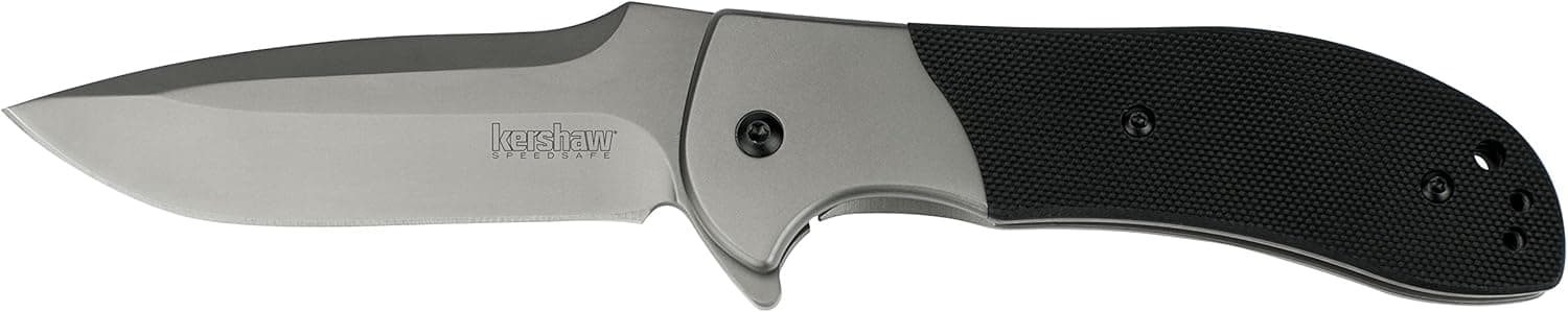 Kershaw Scrambler 3890 G-10 / Steel Handle, Titanium Carbo-Nitride Coated Bolster, Black