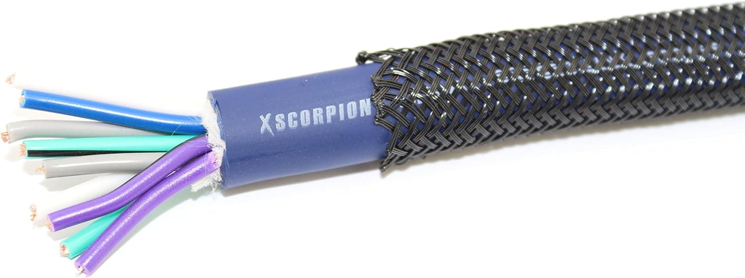 XSCORPION (ET38.1BK) Black 100' Expandable Sleeving Tube