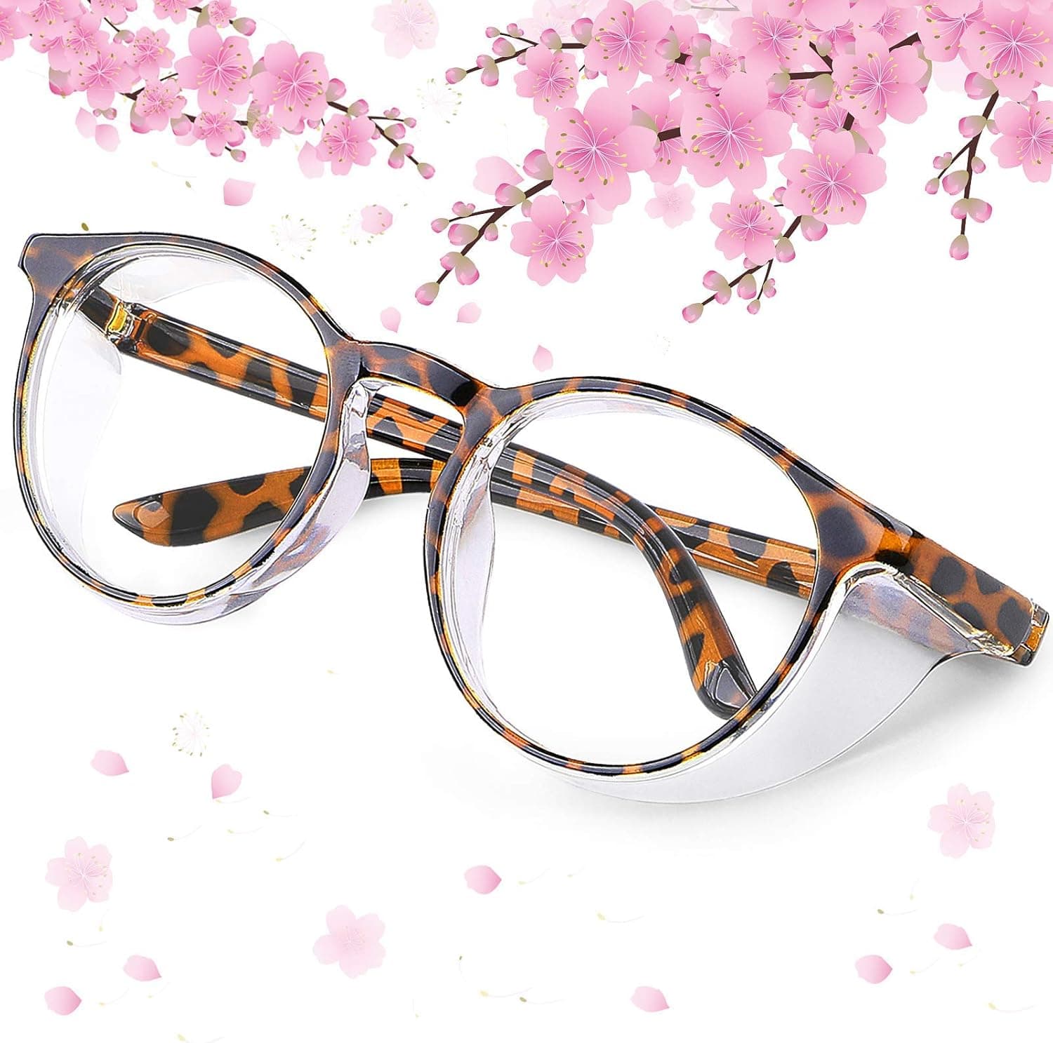 Locsee Safety Glasses Protective Goggles for Women Nurse and Men Protective Eyewear Eye Protection Goggles