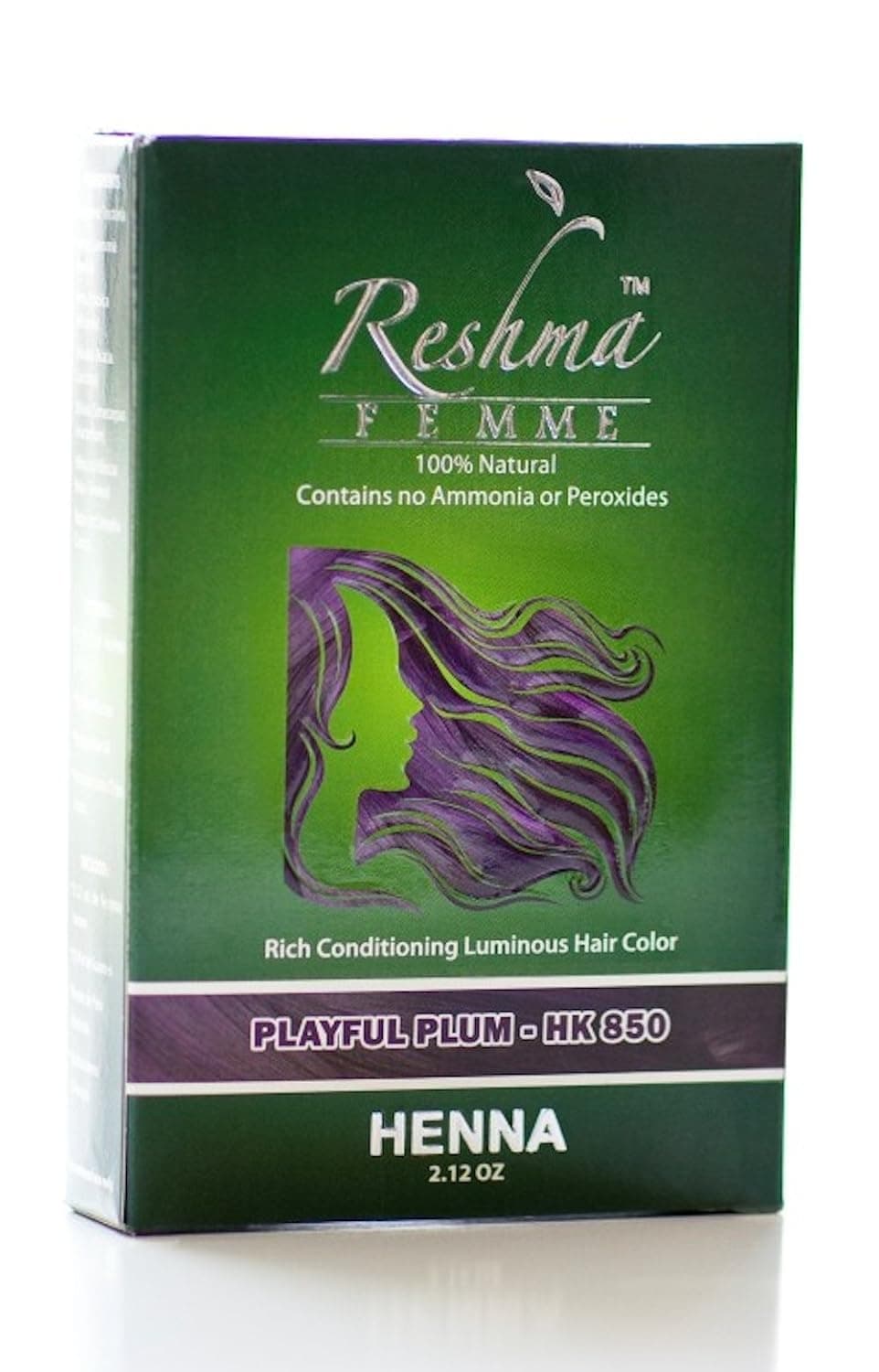 Reshma Femme Rich Conditioning Luminous Hair Color, Playful Plum, 2.12 Ounce