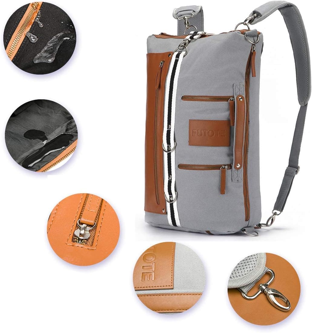 laptop canvas backpack for women hiking