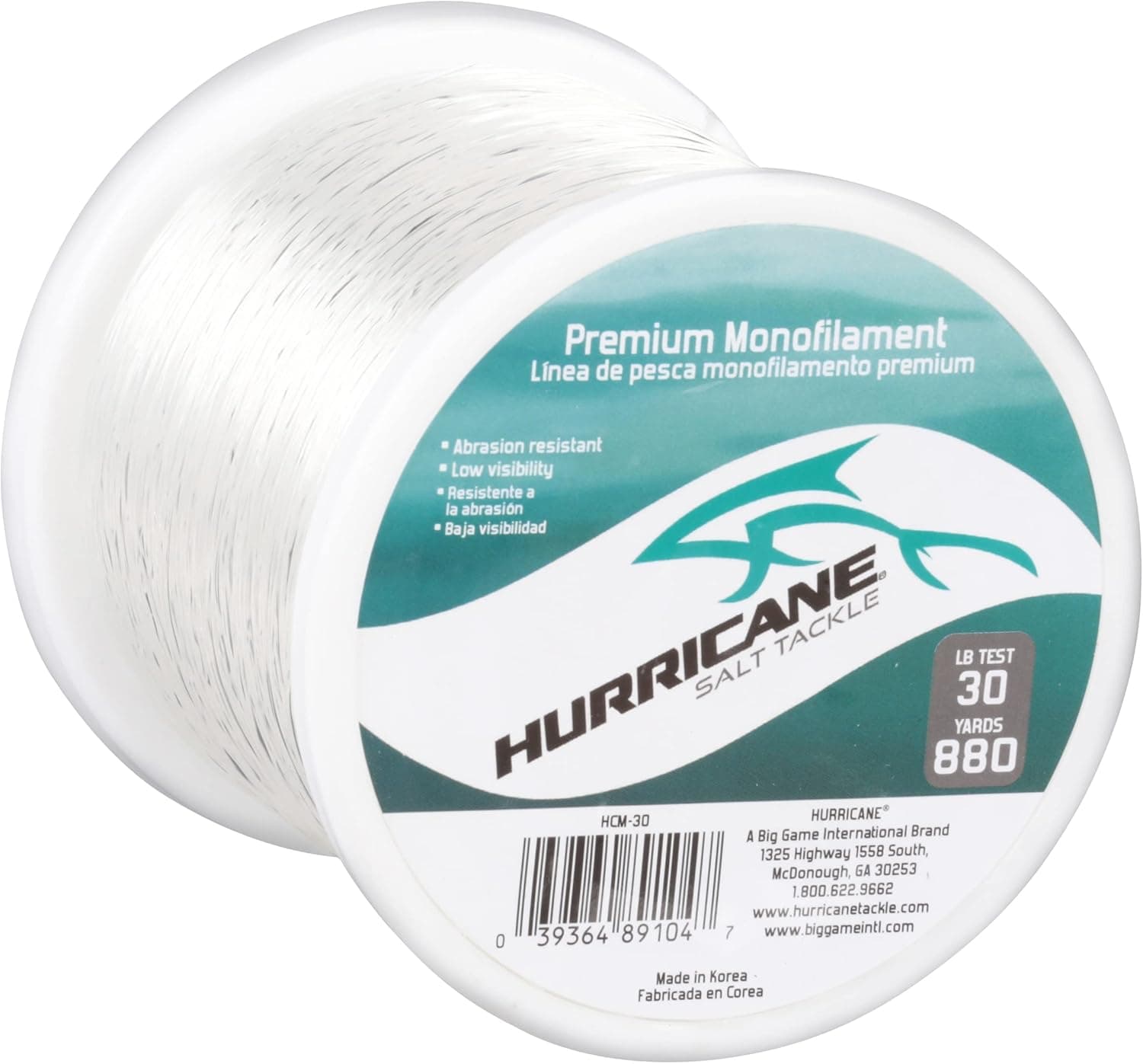 HURRICANE HCM-30 Hurricane Mono 880Yds 30 Lb