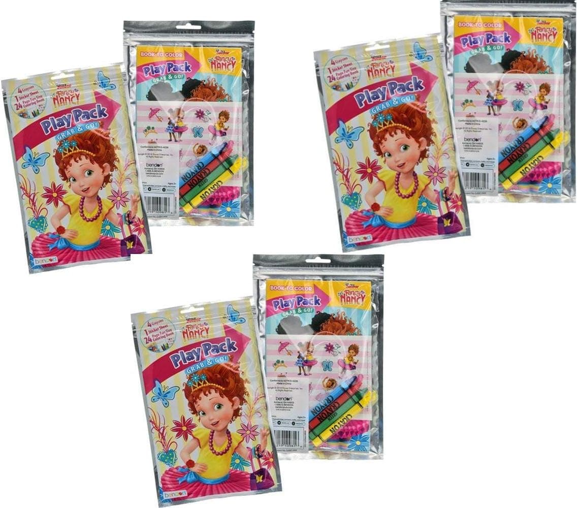Fancy Nancy Play Pack Grab & Go (Pack of 6) Party Favors