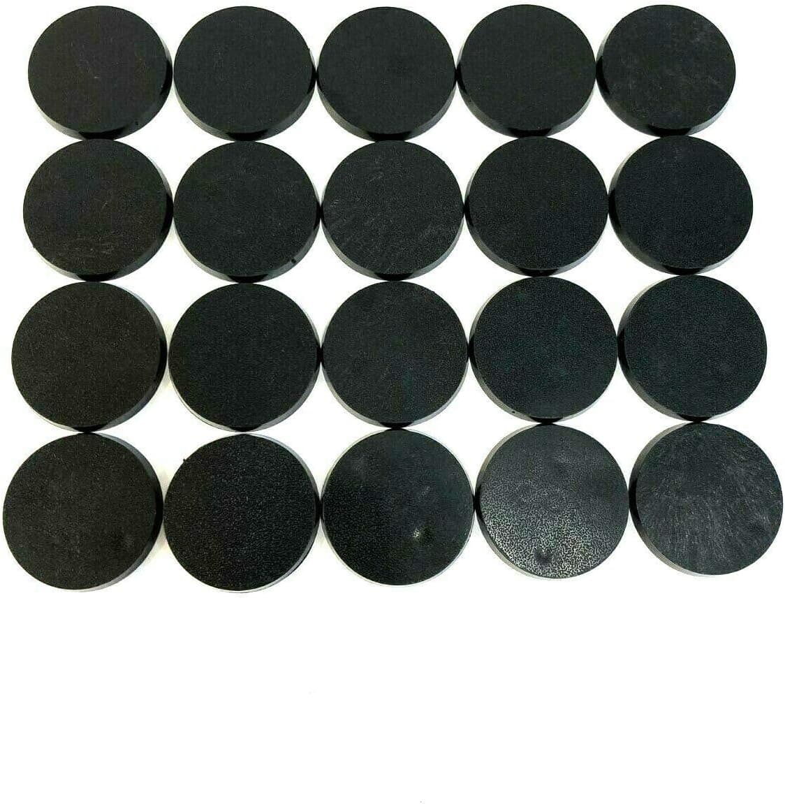 VHOB Lot of 20 40mm Round Bases for Warhammer 40k & AoS Games Workshop Wargame Bitz