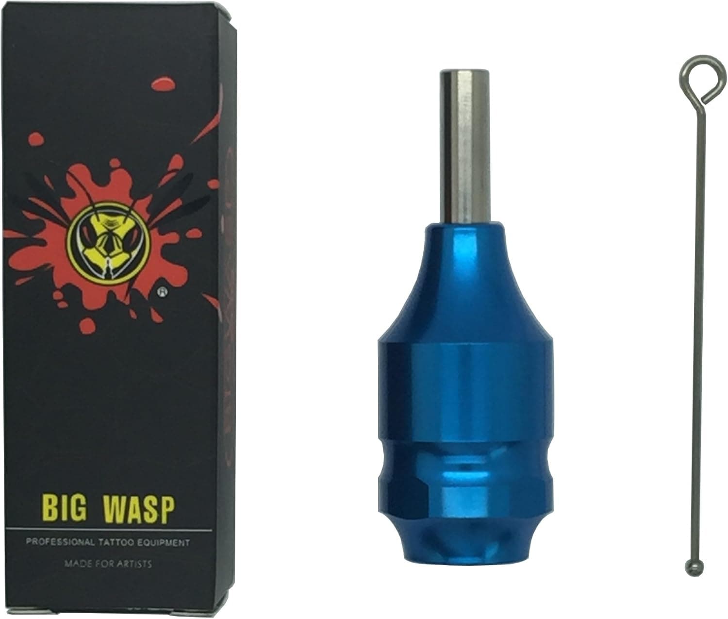 BIGWASP Premium Quality Aluminium Alloy Tattoo Cartridge Grip for Needle Cartridges (Orange)