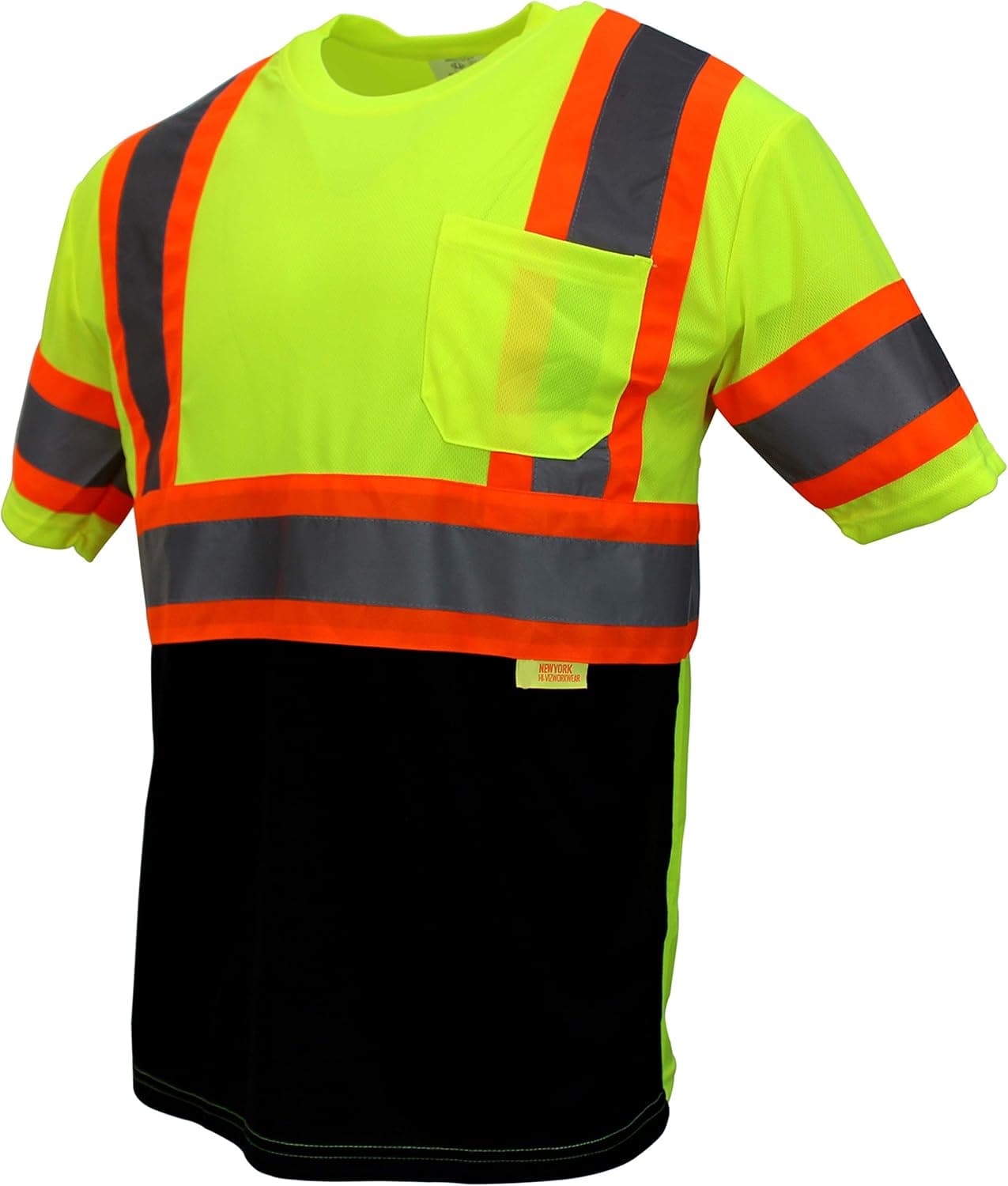 Troy Safety TS-BFS-T5511 Hi-Viz Cla3 T Shirt with Moisture Wicking Mesh Birdseye