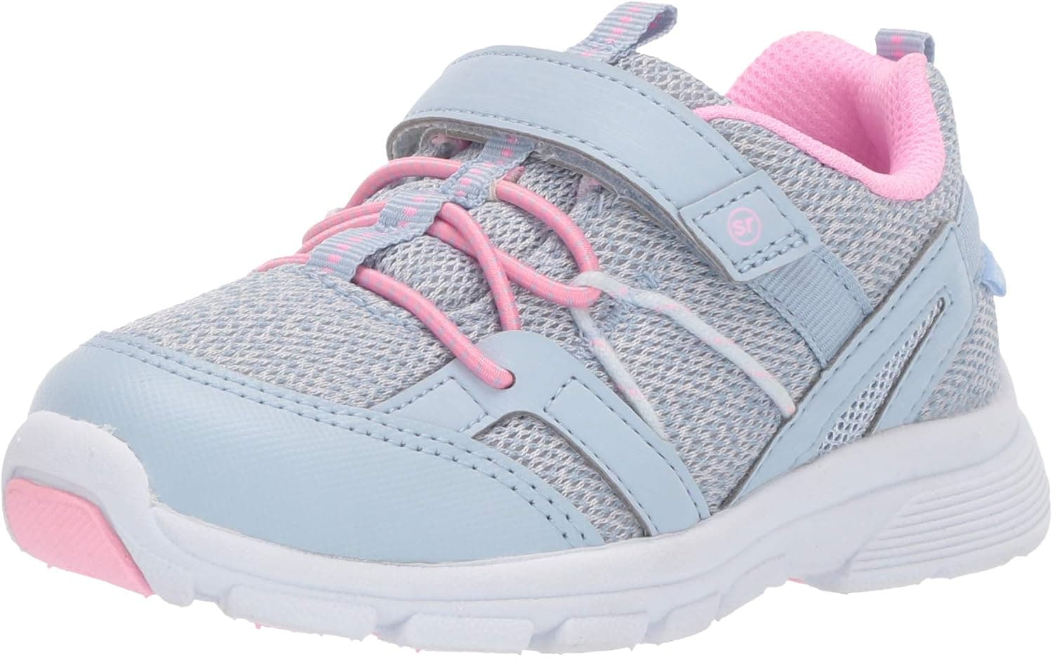 Stride Rite Girls Ocean Boy's Machine Washable Athletic Sneaker, Purple