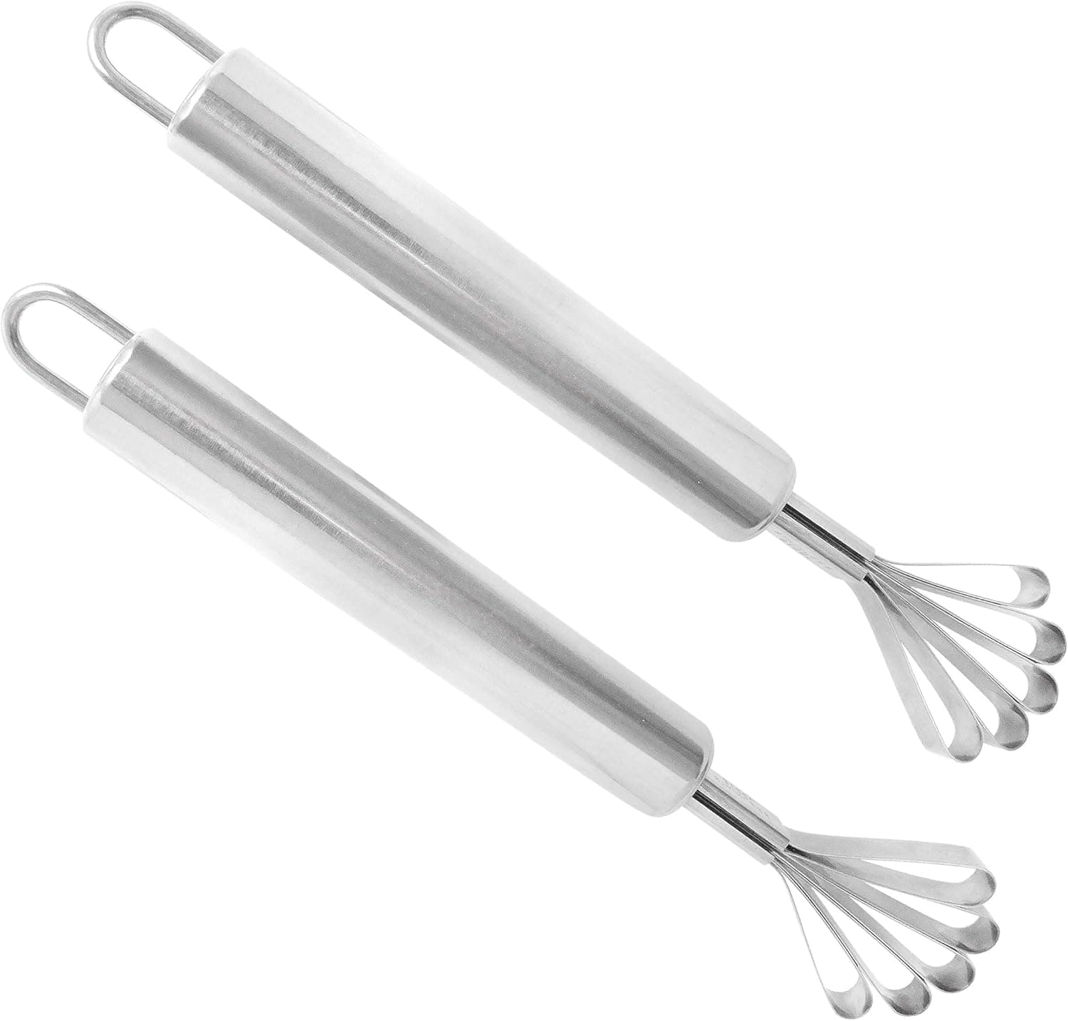 Honbay 2PCS Stainless Steel Coconut Meat Scraper Fish Scaler Remover for Kitchen