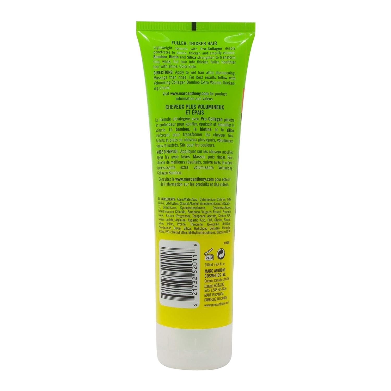 Marc Anthony Collagen Bamboo Volumizing Conditioner, 8.4 Ounces