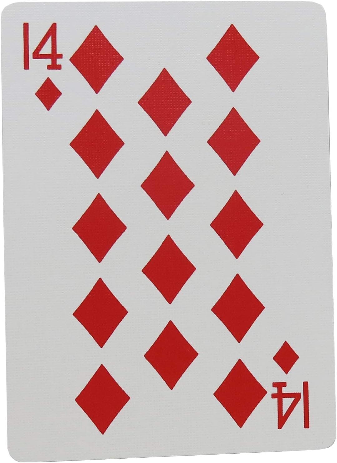 14 of Diamonds - Bicycle Back - Magic Card Trick Gag