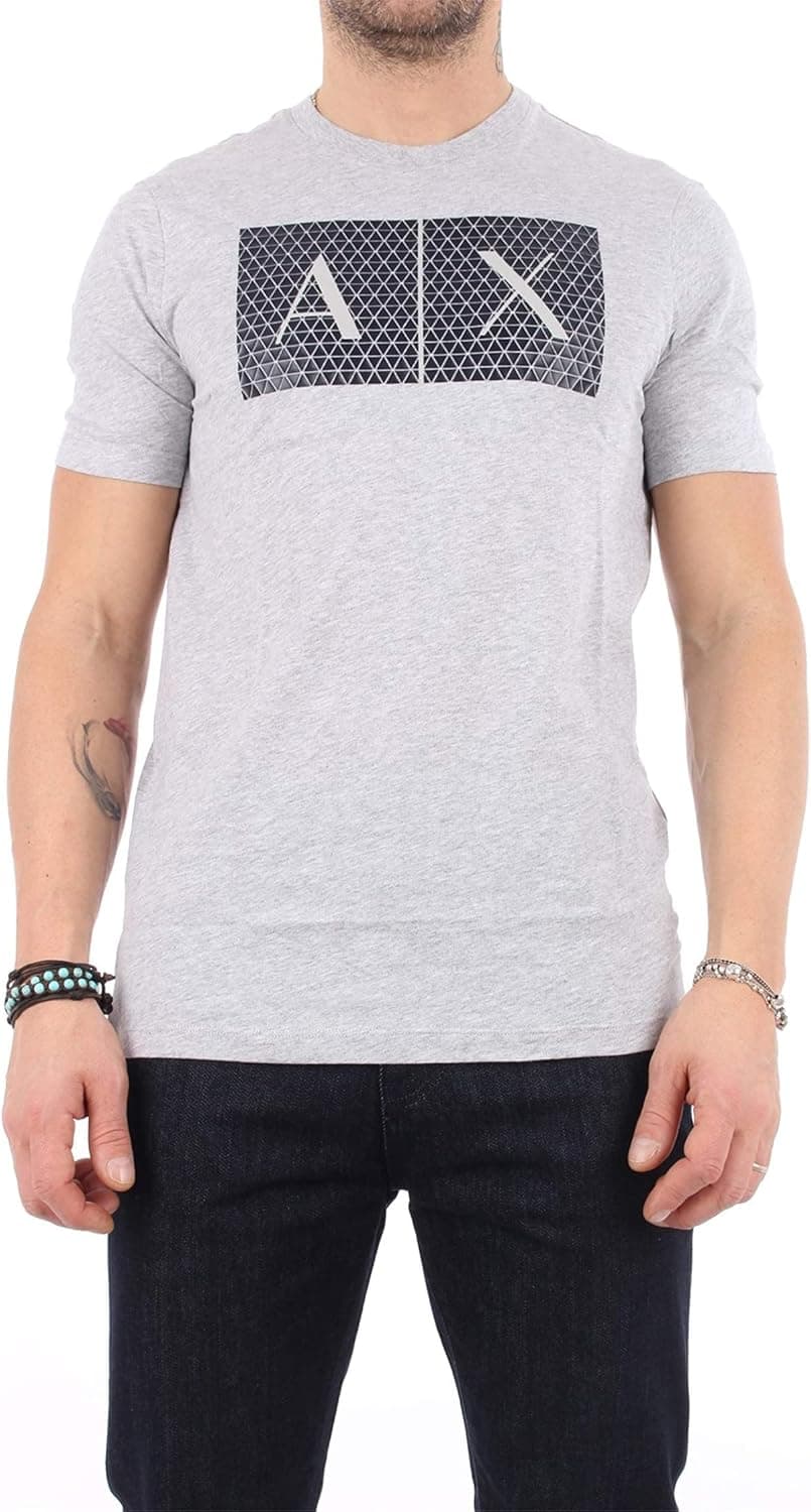 AX Armani Exchange Men's Crew Neck Logo Tee