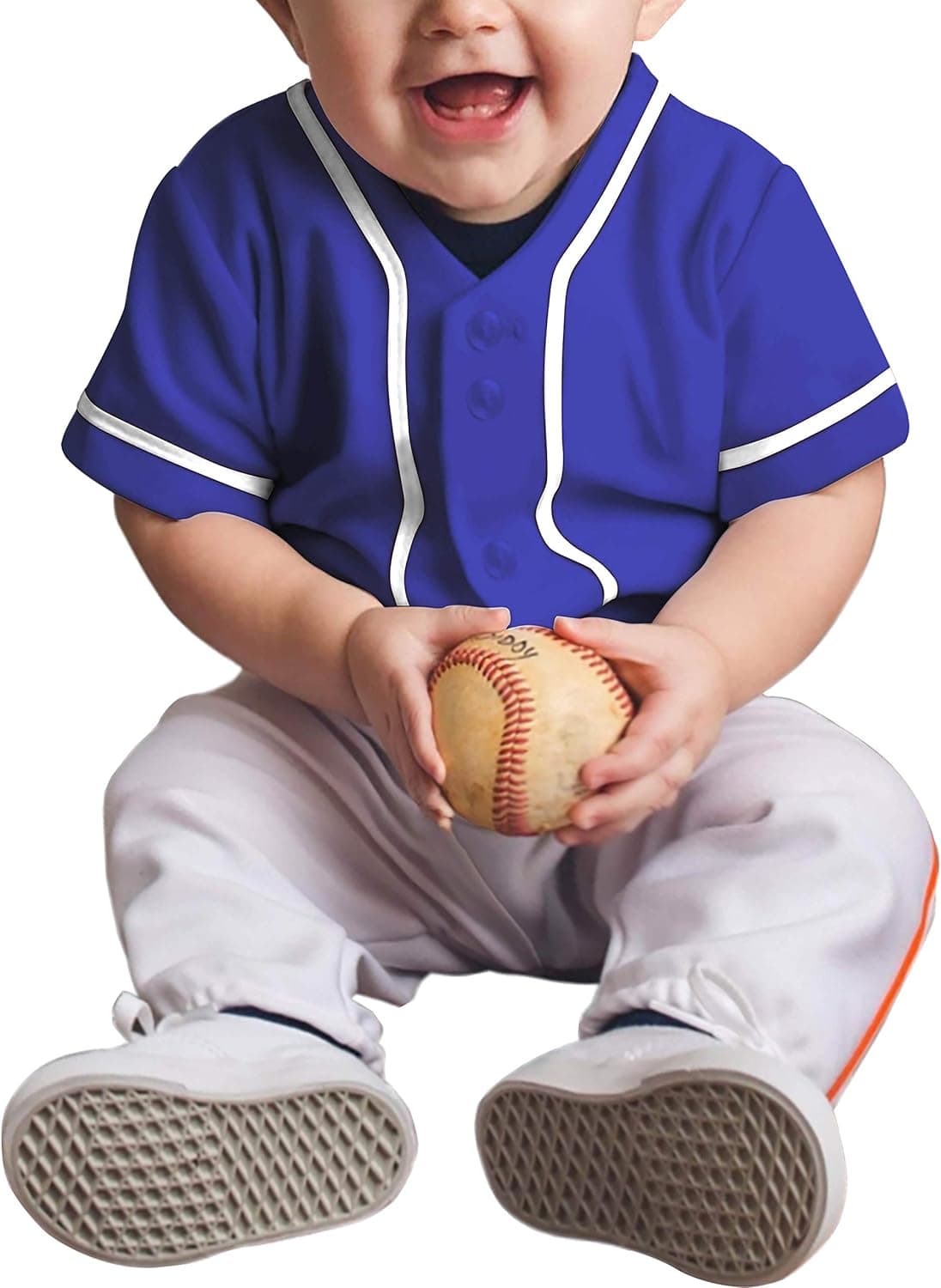 Ma Croix Mx Kids Button Down Baseball Jersey Little League Tee Softball Shirt
