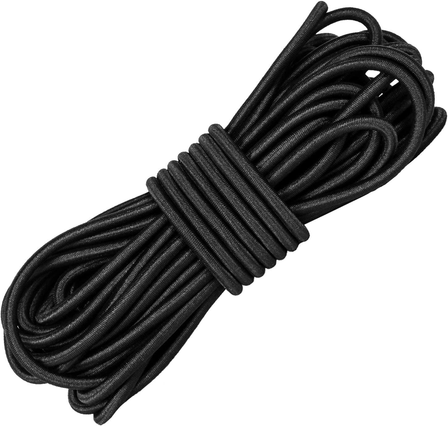 Pluzluce Strong Elastic Bungee Shock Cord, 32ft 5/32" (4mm) Stretch String Rope, Marine Grade Kayak Tie Down Straps Used for Boat, Camping, Trailer Strap, Shoe Laces, Crafting, DIY Projects