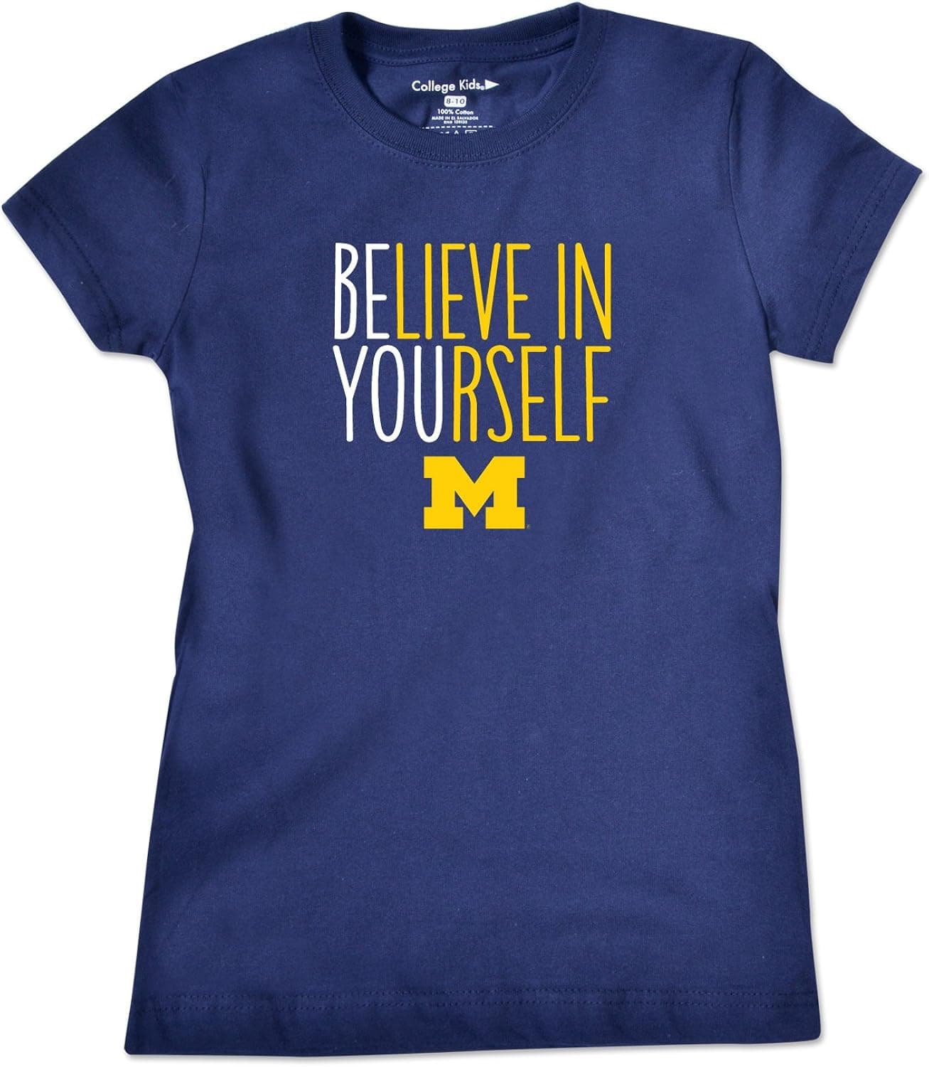 College Kids Girls Short Sleeve Tee Youth