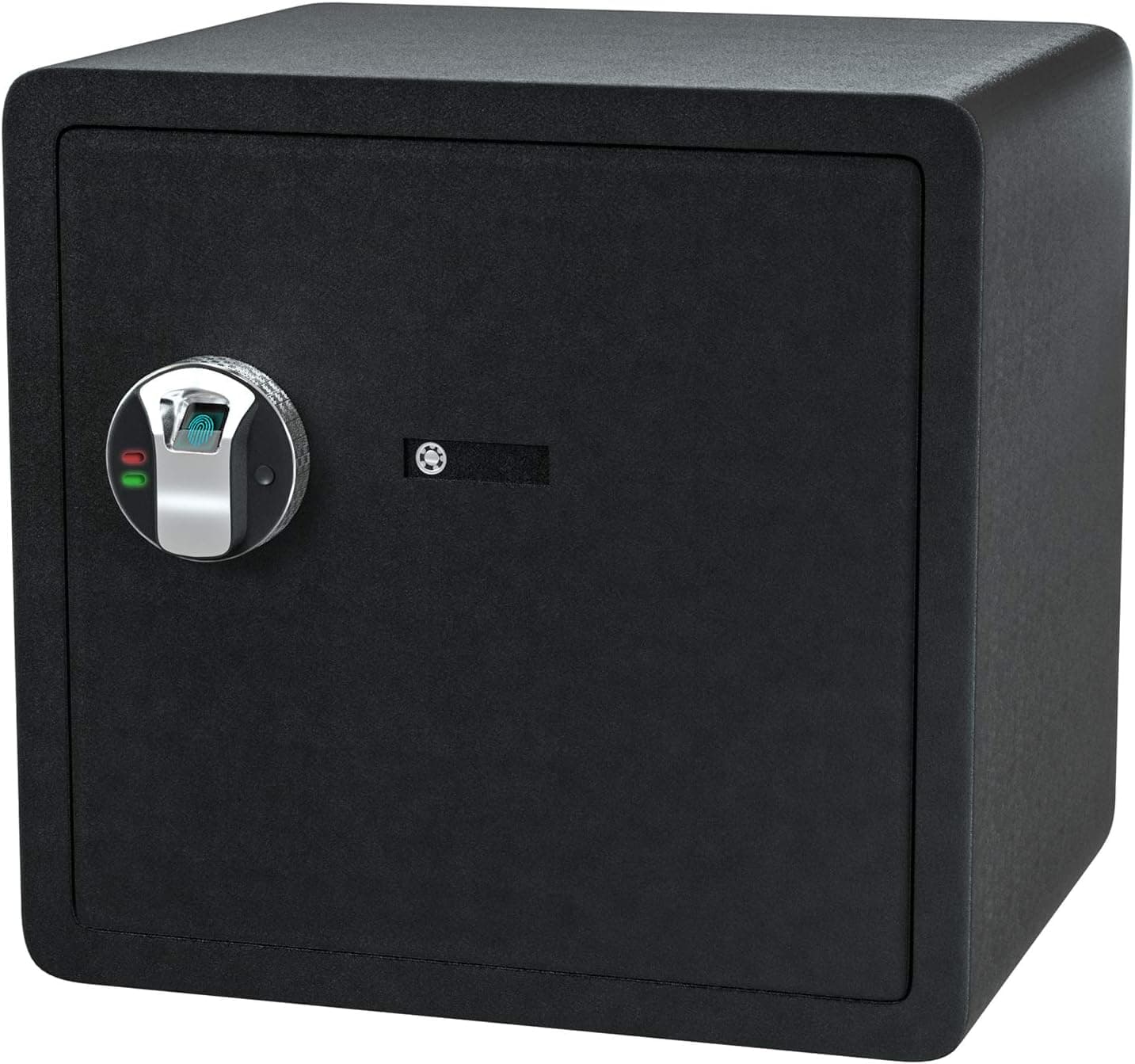 Jolitac Biometric Cabinet Safes for Home, Fingerprint Security Safe Box Fireproof Solid Carbon Steel Locking Safe Case for Gun, Money, Jewelry (1.72 Cubic Feet)