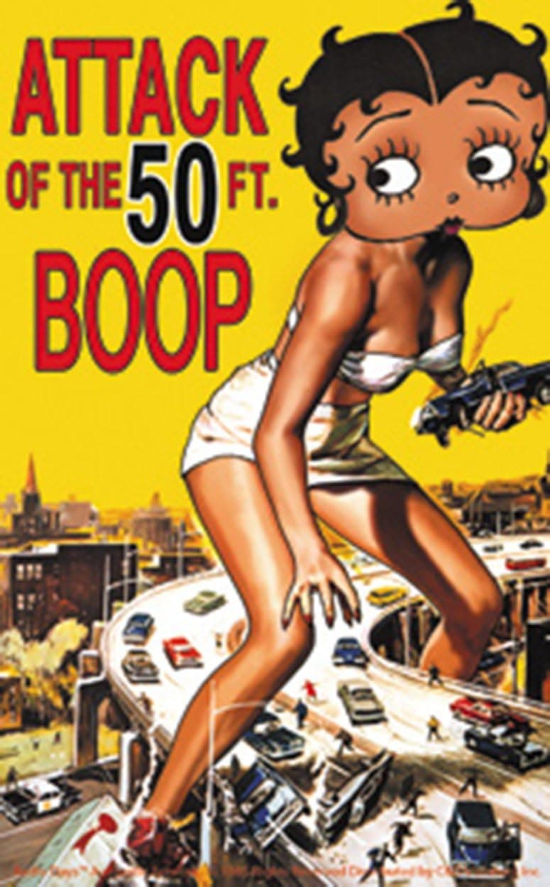 Licenses Products Betty Boop Attack 50' Sticker