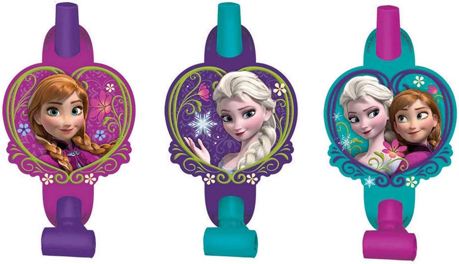 American Greetings Frozen Party Blowers, 8-Count
