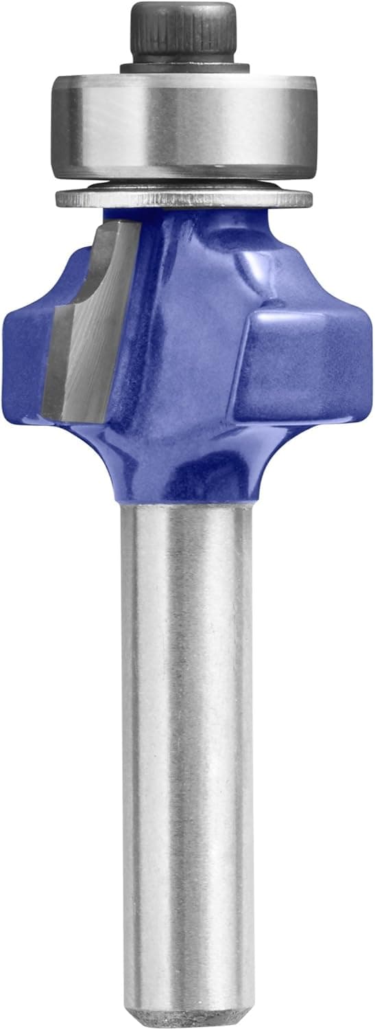 Irwin Tools 1900997 Marples Roundover Router Bit with 1/8" Radius, 1/4" Shank