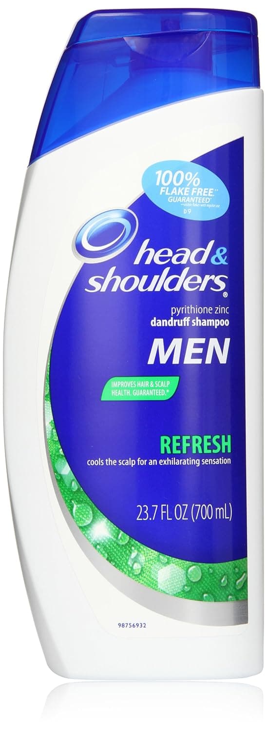 Head and Shoulders Refresh Dandruff Shampoo for Men 23.7 Fluid ounce (Pack of 2)
