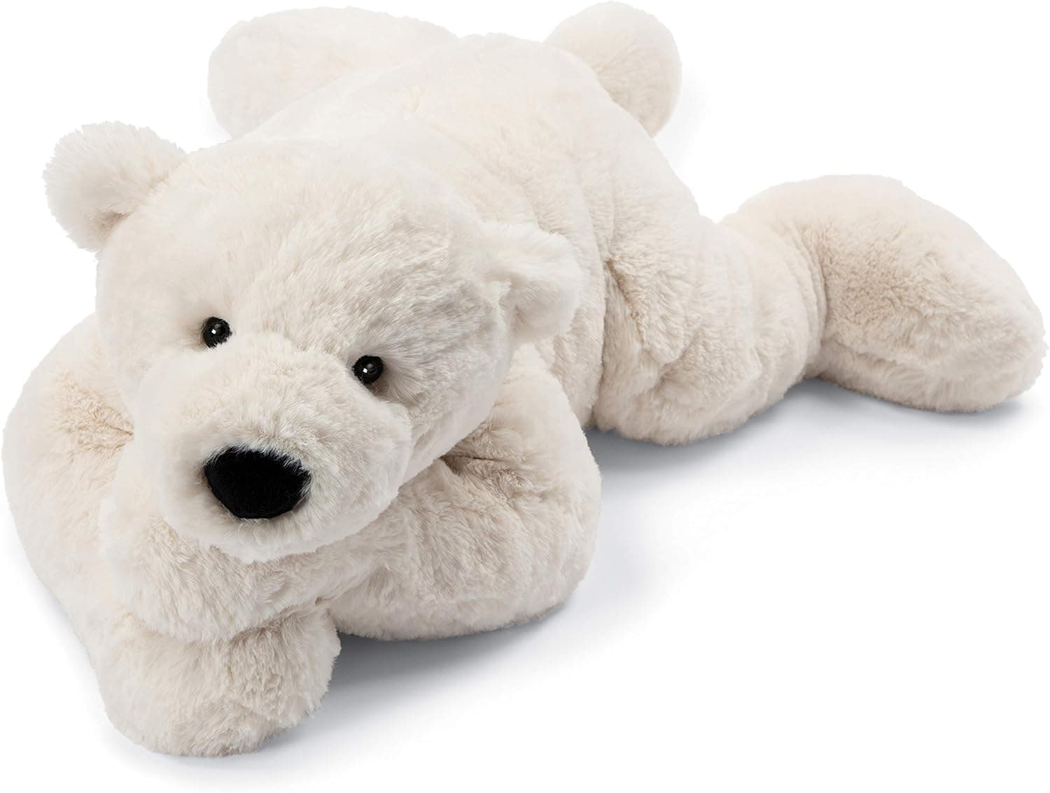 Jellycat Perry Polar Bear Lying Stuffed Animal, Large 28 inches