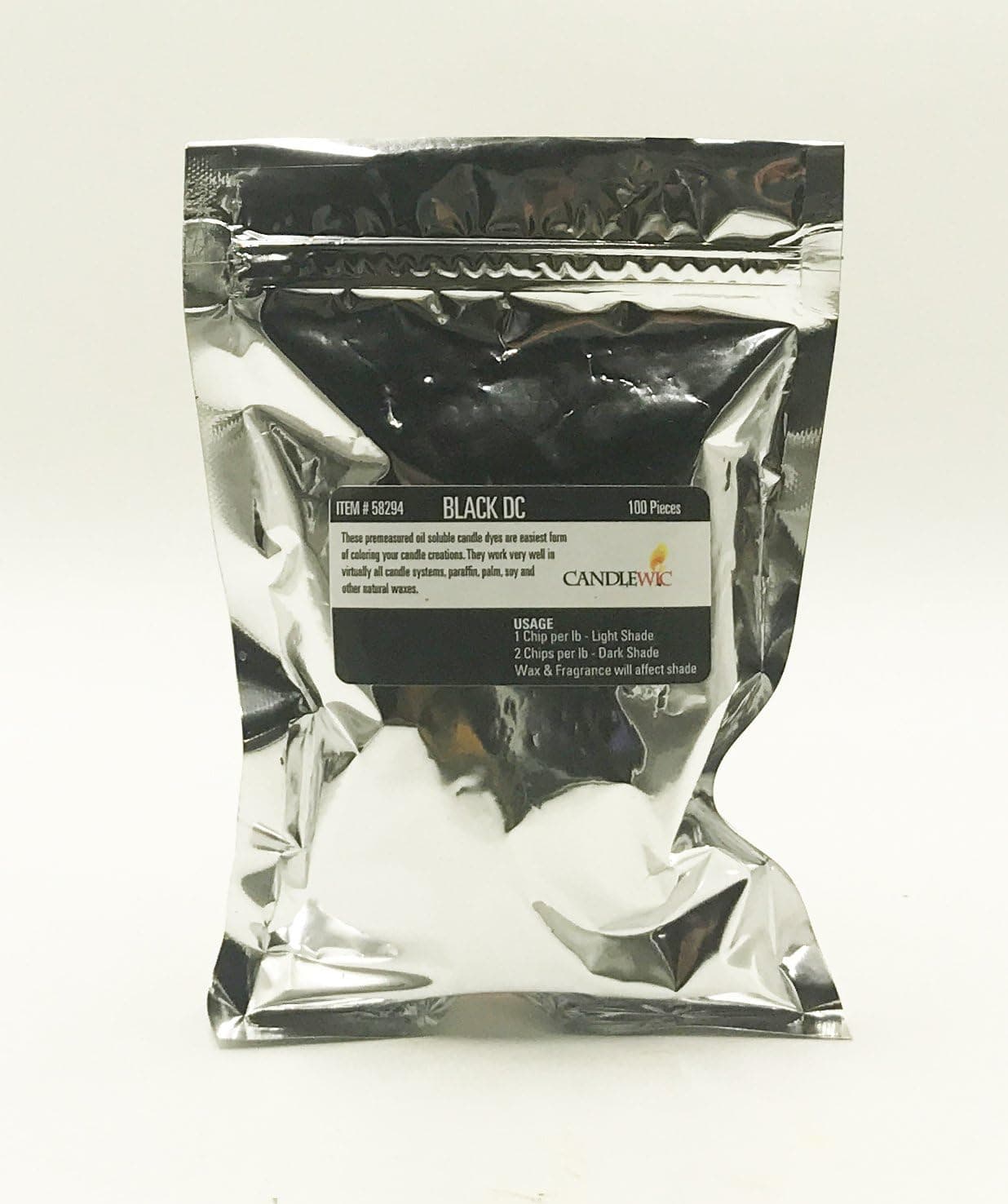 100pk Diamond Color Chips (Black)