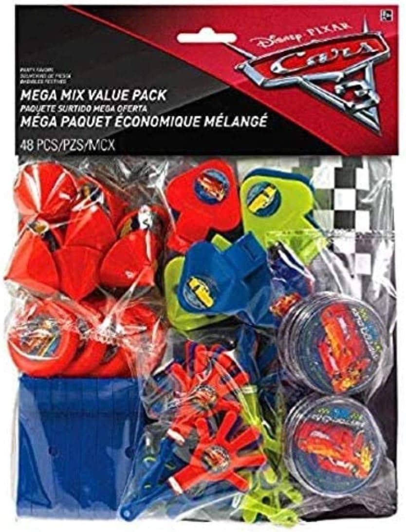 Disney "Cars 3" Mega Mix Value Pack, Party Favor