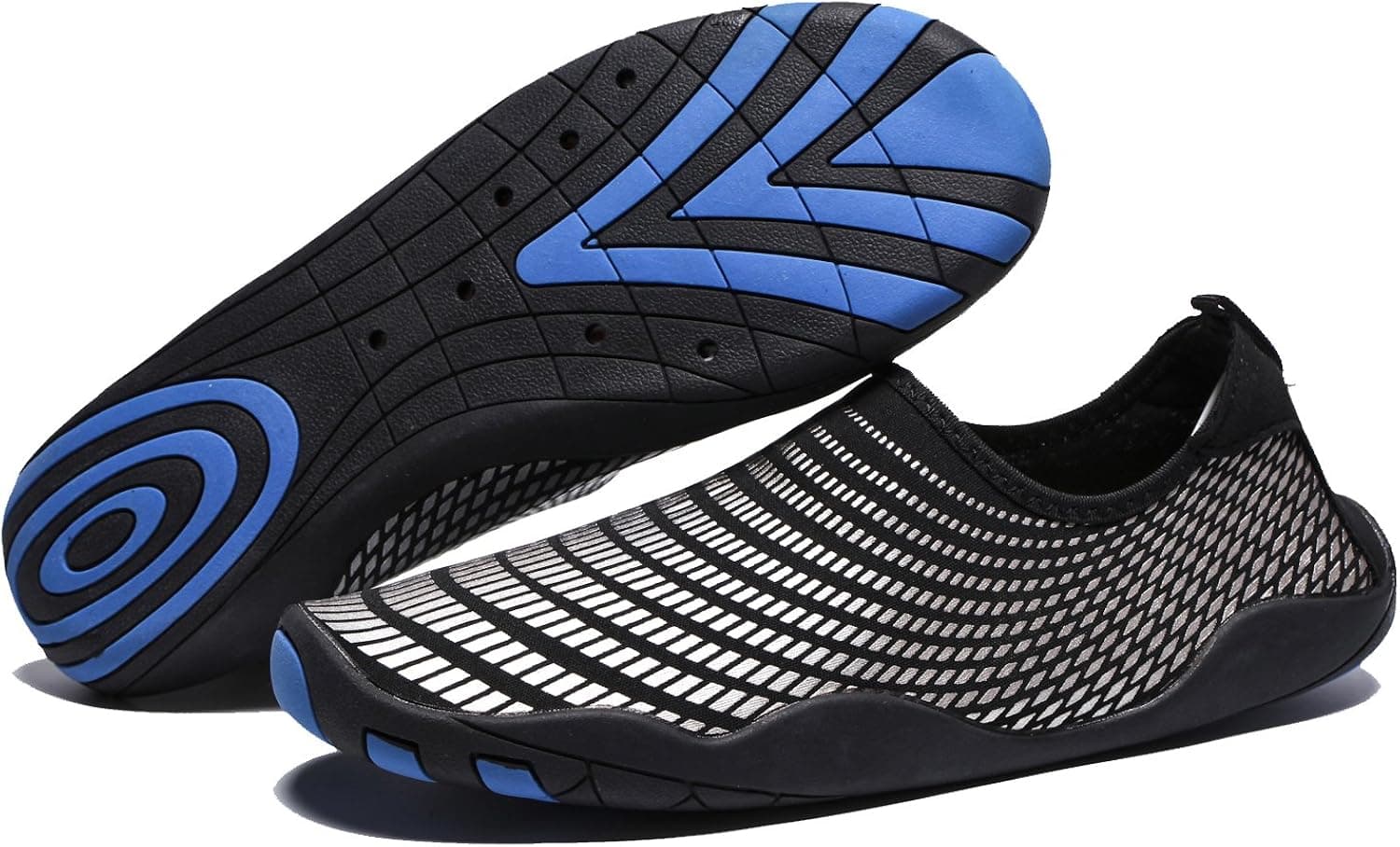 RENZER Water Shoes Lightweight Swim Skin Aqua Socks Shoes Slip-on for Beach