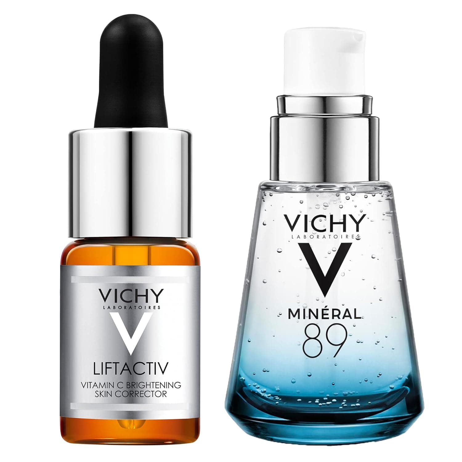 Vichy Mineral 89 Hyaluronic Acid Face Serum, Facial Gel Moisturizer and Pure Hyaluronic Acid Moisturizing and Hydrating Serum for Sensitive Skin and Dry Skin