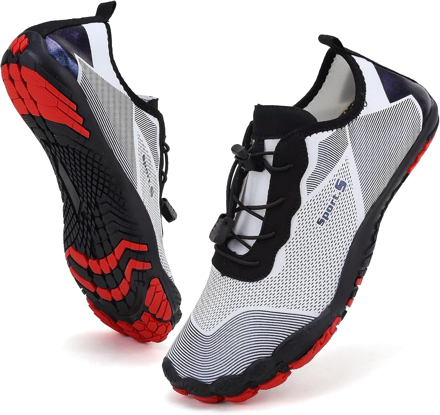 Water Shoes Mens Womens Beach Swim Shoes Quick-Dry Aqua Socks Pool Shoes for Surf Yoga Water Aerobics