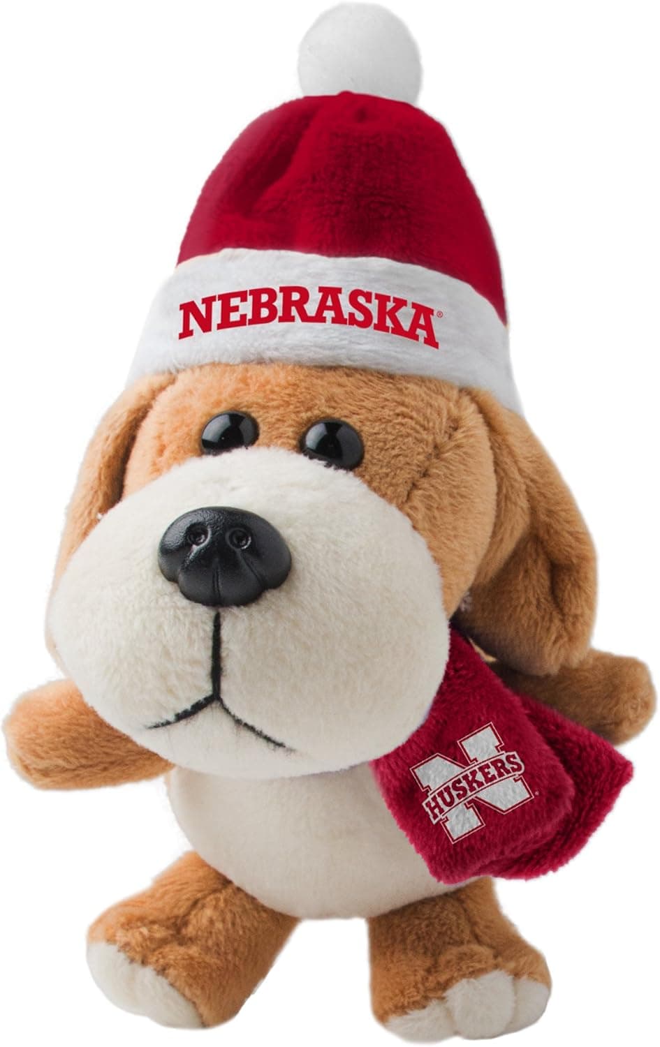 NCAA Nebraska Cornhuskers Plush Dog Ornament
