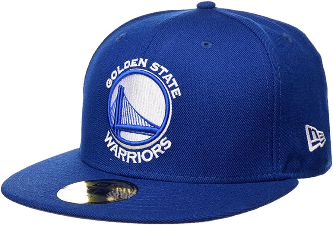 New Era Golden State Warriors Royal White 59Fifty Fitted Hat (Royal)