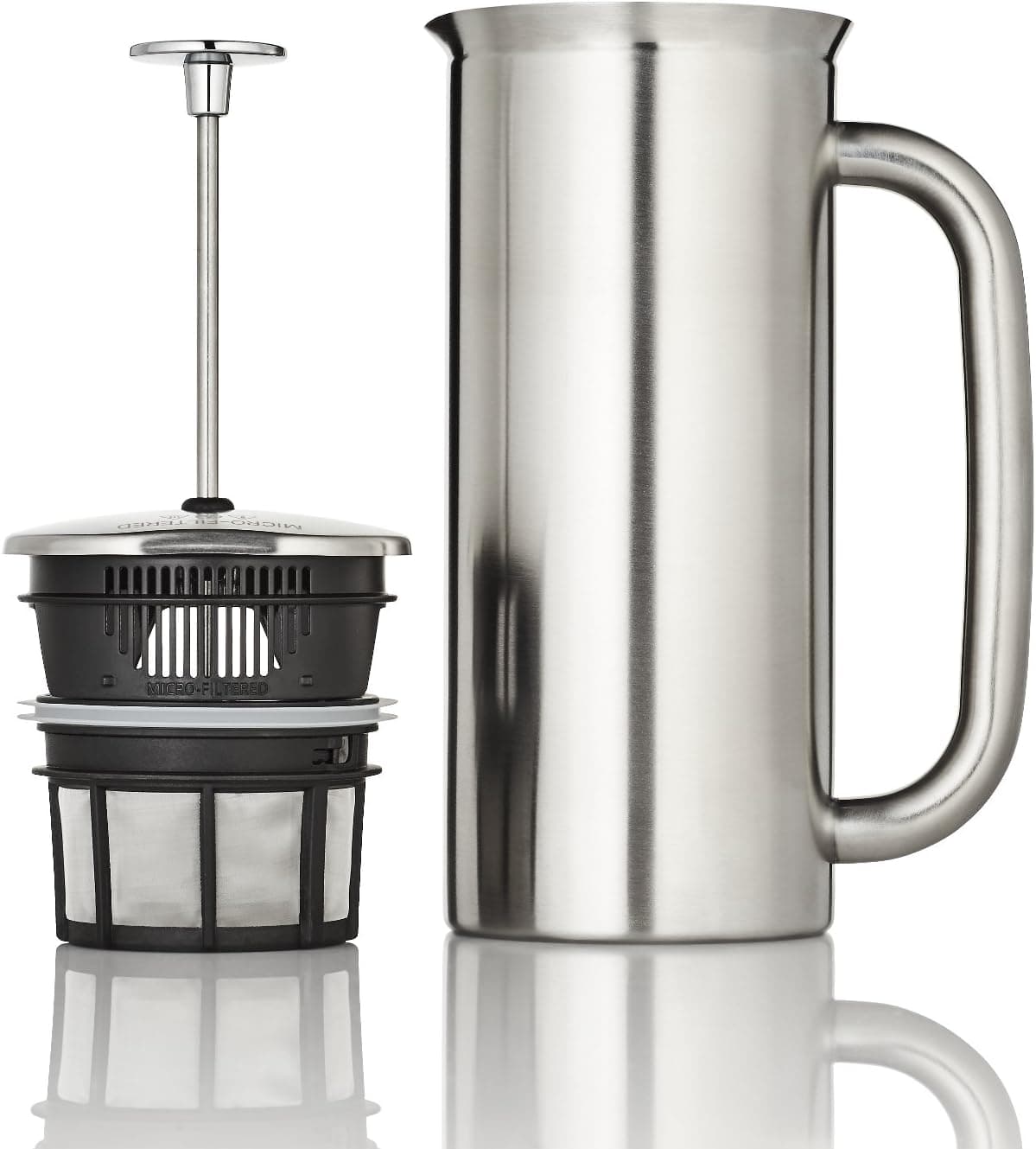 ESPRO P7 Coffee French Press, 32 Ounce, Brushed Stainless Steel