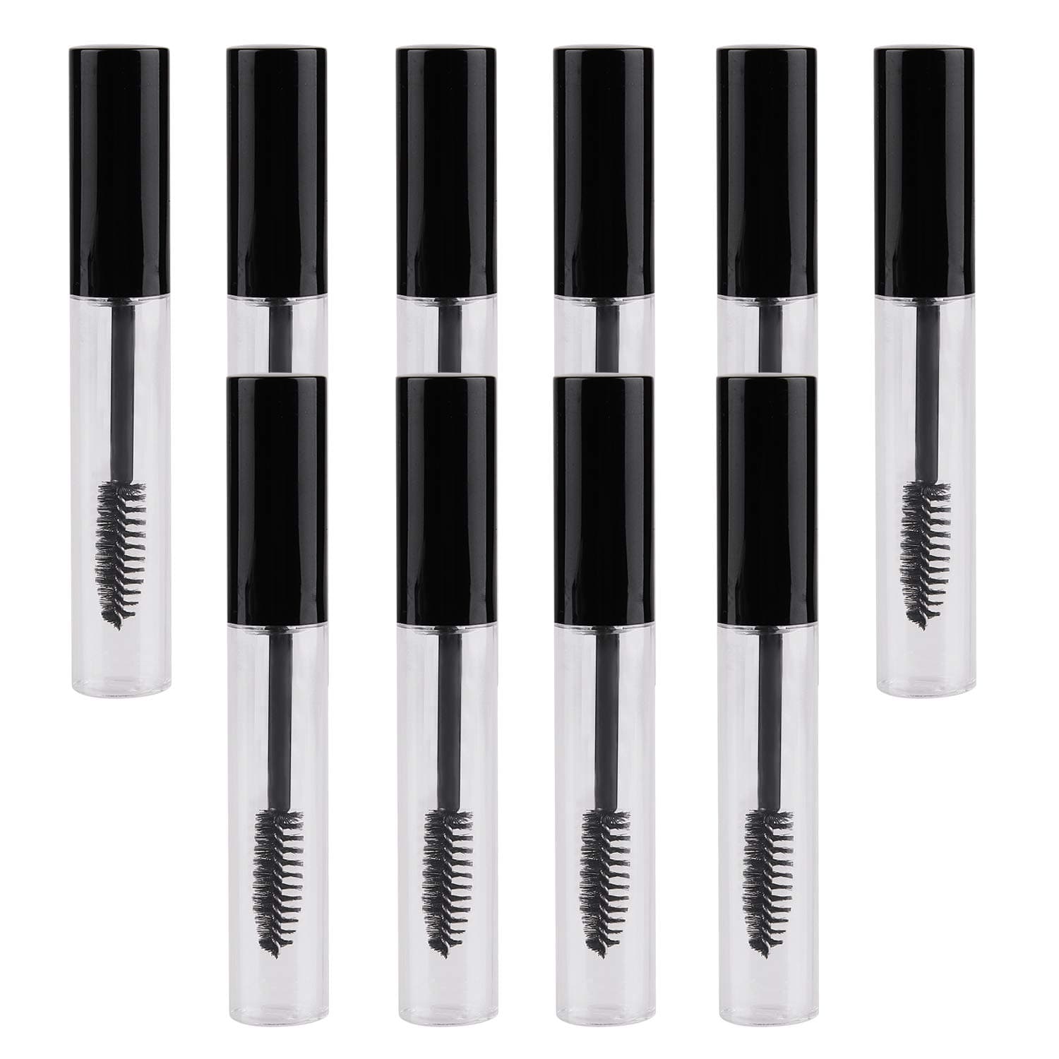 Mascara Tube 10PCS Protable Empty Clear Mascara Tube Bottle Makeup Container