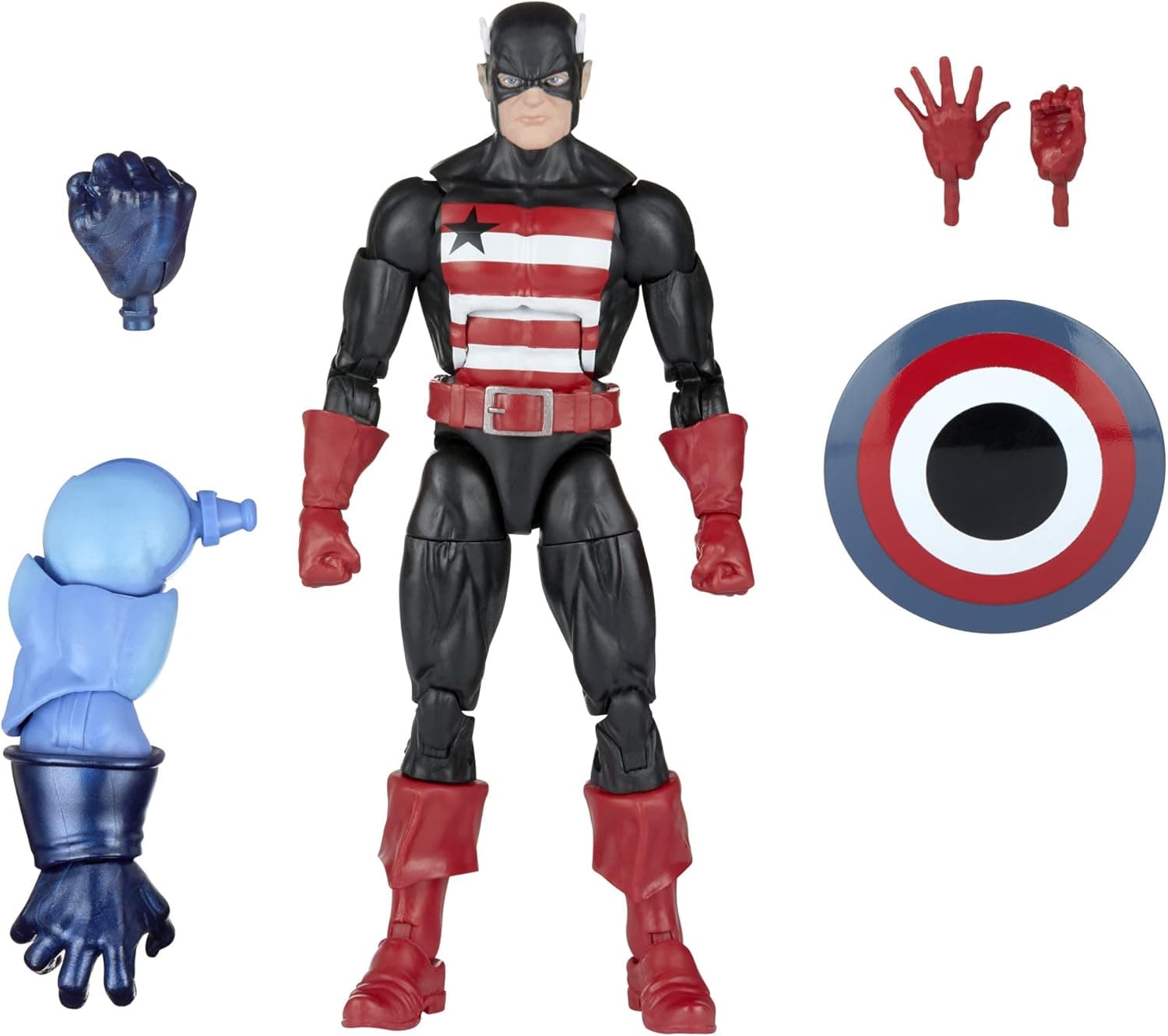 Marvel Legends Series U.S. Agent Classic Comics Action Figure 6-inch Collectible Toy, 1 Accessory, 2 Build-A-Figure Parts