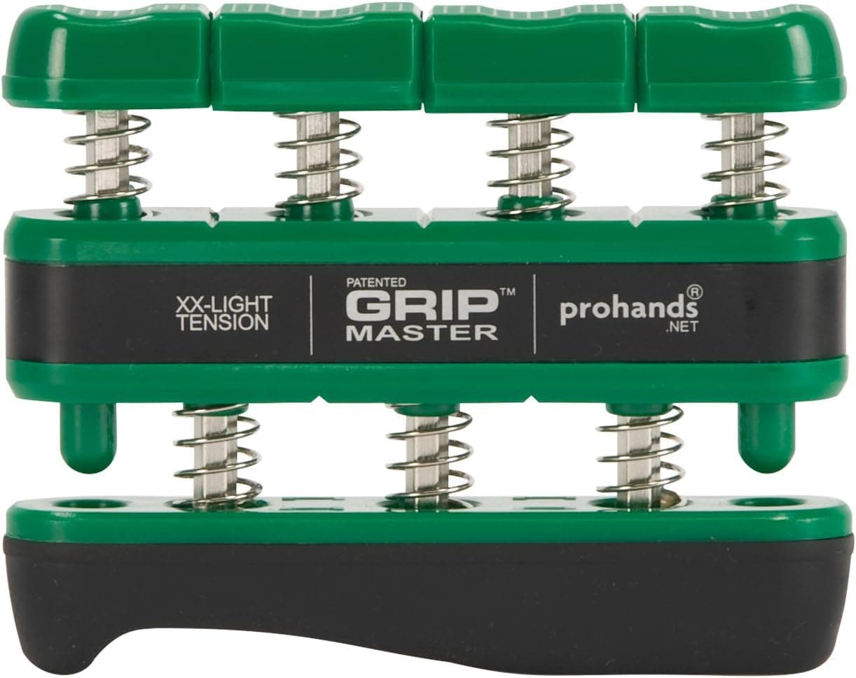 PROHANDS Gripmaster Hand Exerciser, Finger Exerciser (Hand Grip Strengthener), Spring-Loaded, Finger-Piston System, Isolate & Exercise Each Finger