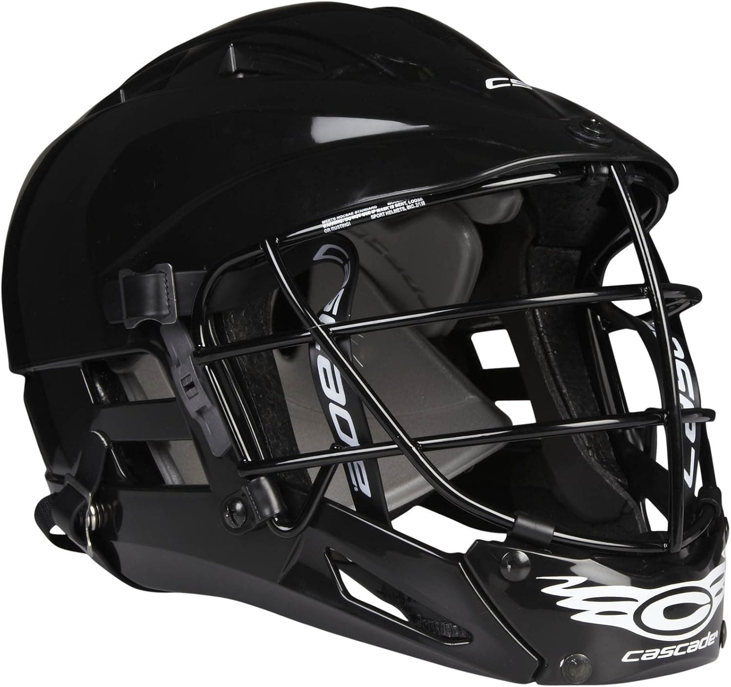 Cascade Lacrosse Boys CS Lacrosse Helmet, Black