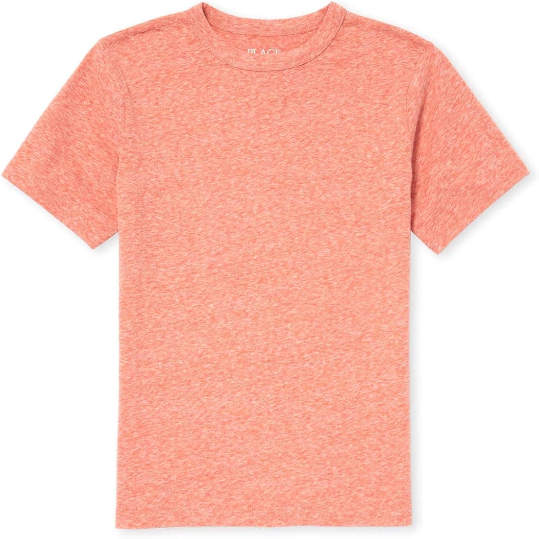 The Children's Place Boys' Big Short Sleeve Heathered Shirt
