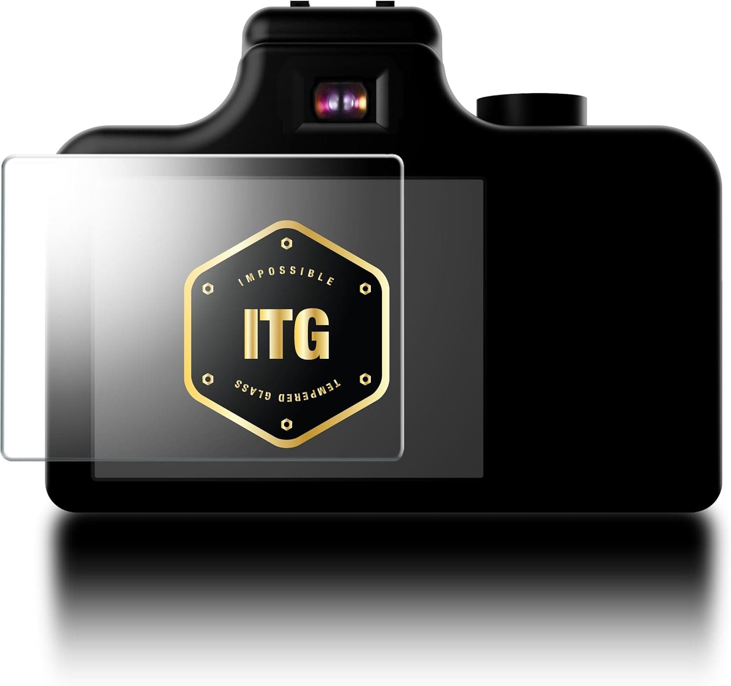Canon EOS T4i(650D) / 70D / 80D / T5i(700D) / T6i(750D) / T6s(760D) / 7D Mark II LCD Tempered Glass Camera Screen Protector, Patchworks ITG 9H Oleophobic Coated Smooth Surface Anti-Scratch Glass