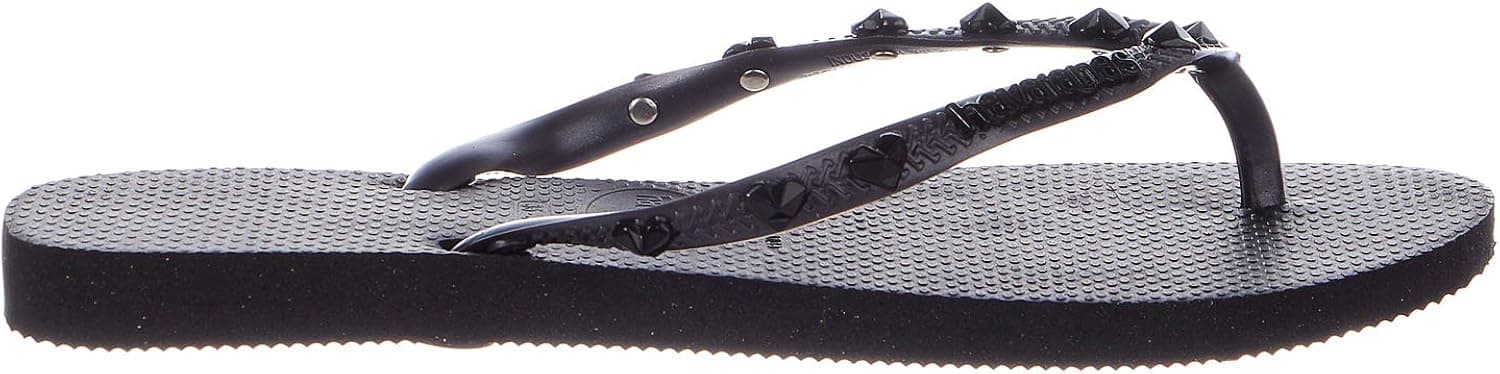 Havaianas Women's Slim Hardware Flip Flops Dark Grey Sandal