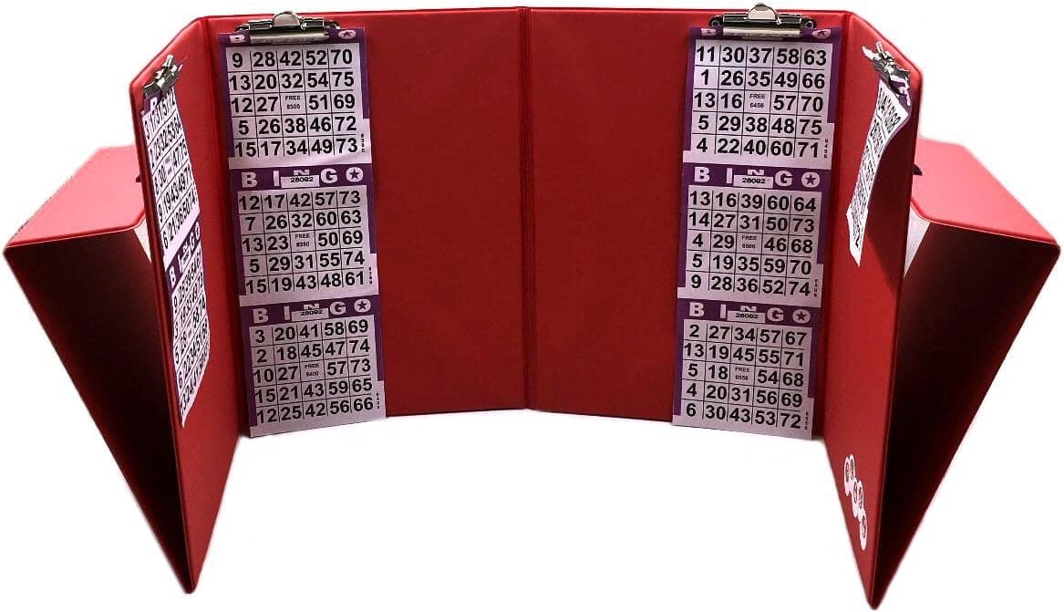 Tapp Collections Foldable Bingo Card Mat - Red