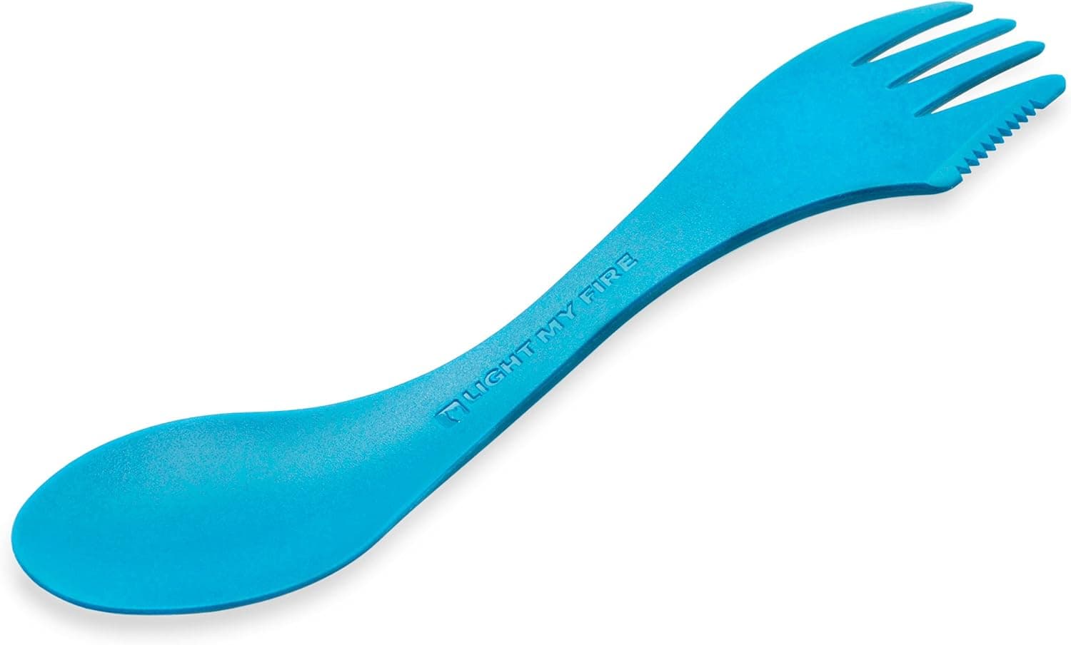 Light My Fire Spork Medium BPA-Free Tritan Spork with Full-Sized Spoon, Fork and Serrated Knife Edge