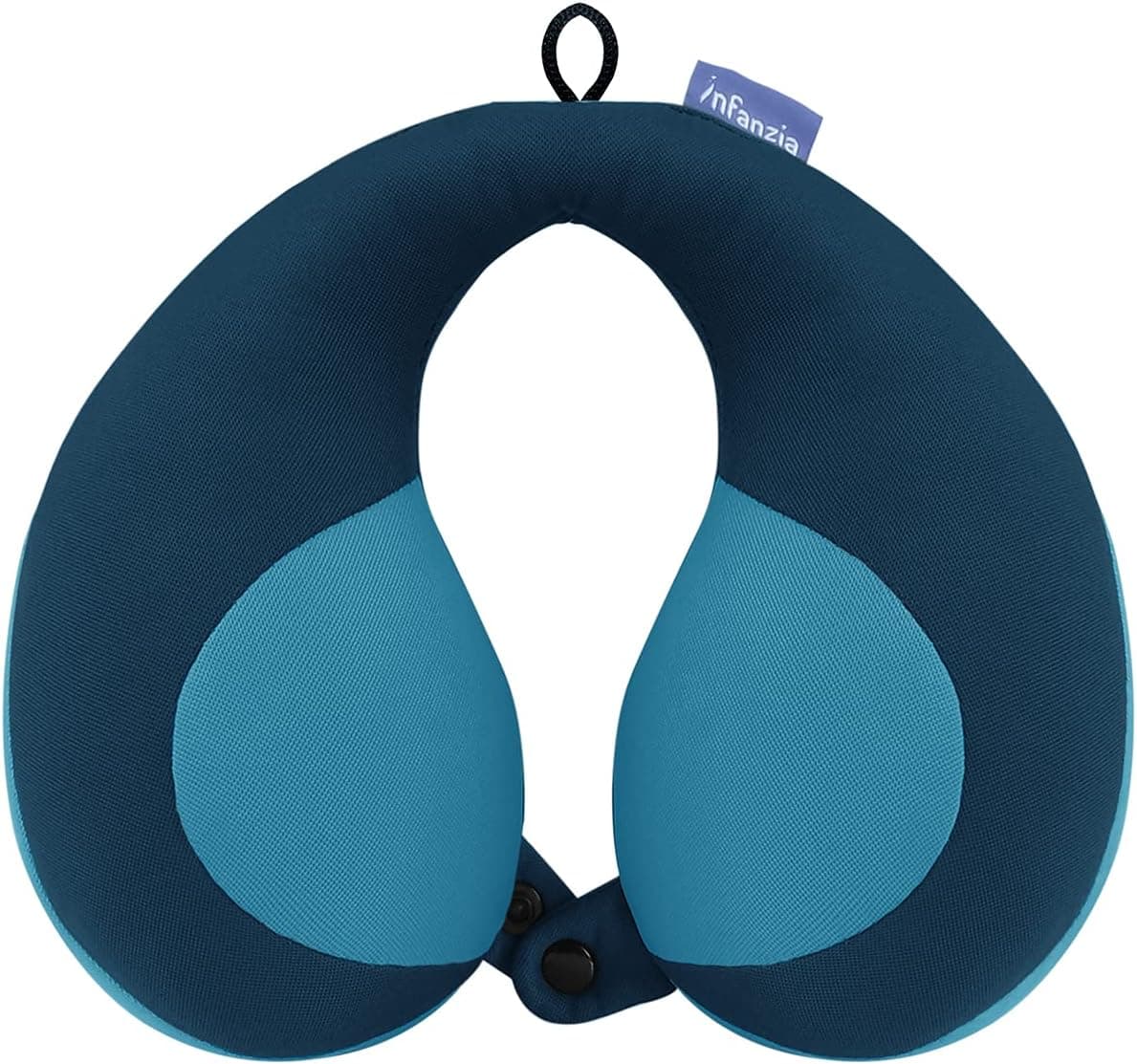 INFANZIA Kids Chin Supporting Travel Neck Pillow, Prevent Head from Falling Forward, Comfortably Supports Head, Neck and Chin - Gifts for Toddler/Child/Kids, Blue